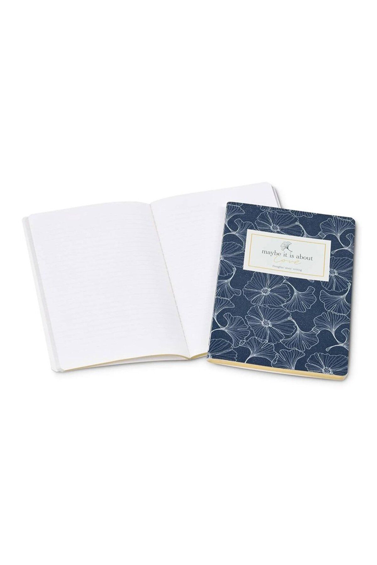 Tchibo-Set of 2 Notebook, Navy and Mauve 2