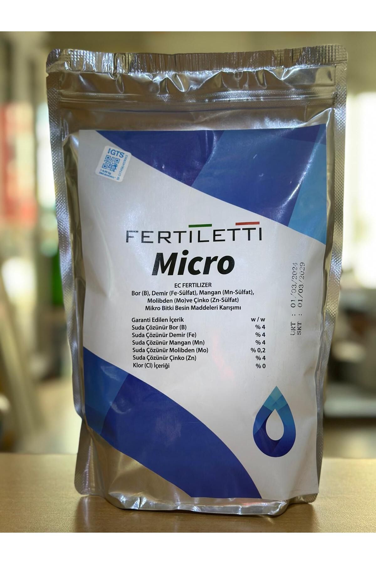 FERTILETTI MİKRO  İZ ELEMENT GÜBRE 1KG