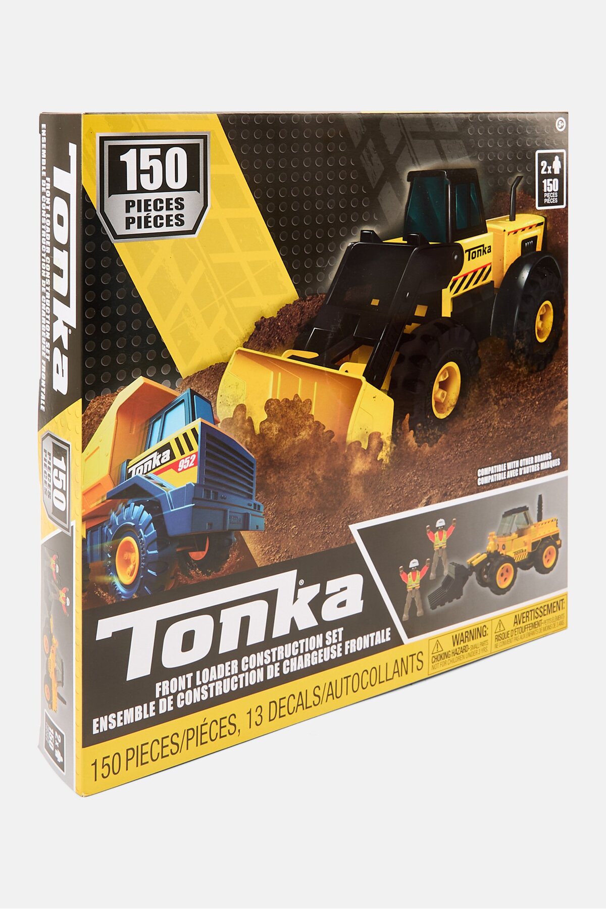 مجموعه ساخت‌وساز کامیون سیمان ۱۵۰ تکه، زرد