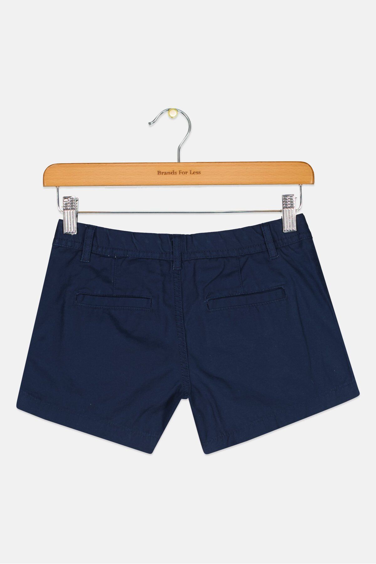 Tommy Hilfiger-Kids Boy Embroidered Logo Chino Shorts, Navy 2