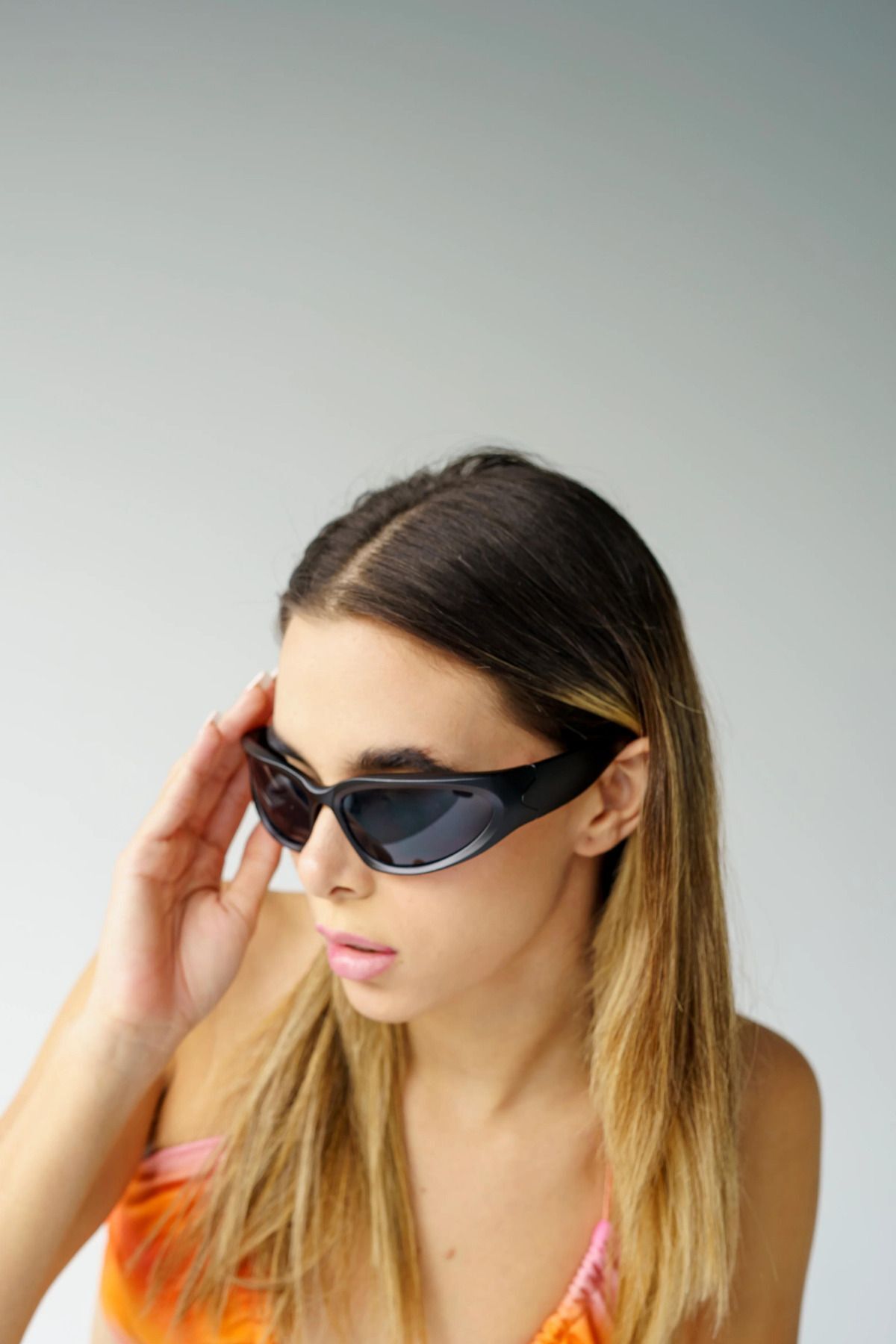 Eyesofia Milenyum Vintage Fashion Hafif Unisex Spor Güneş Gözlüğü görsel 2