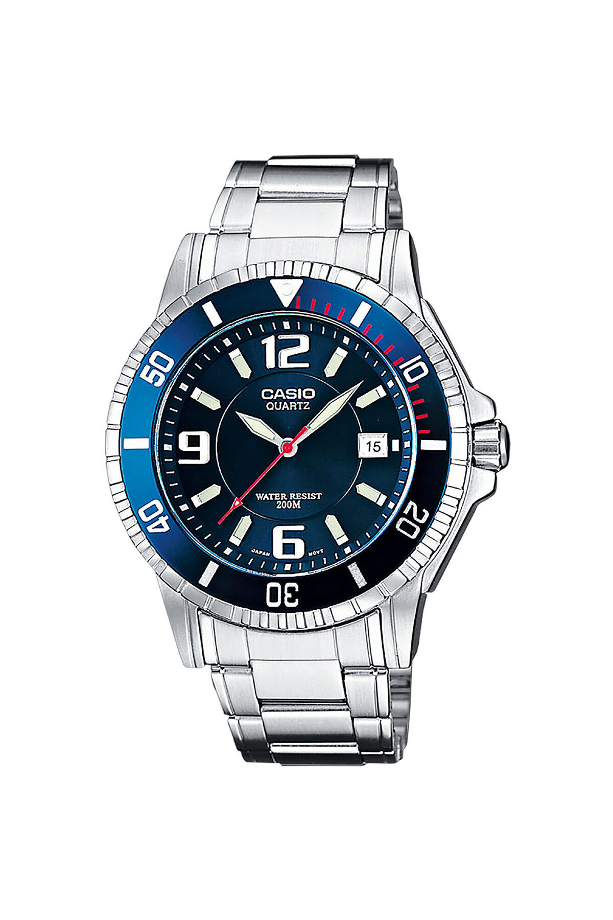 Casio-Ceas bărbătesc MTD-1053D-2AVES, cuarț, 43mm, 20ATM 1