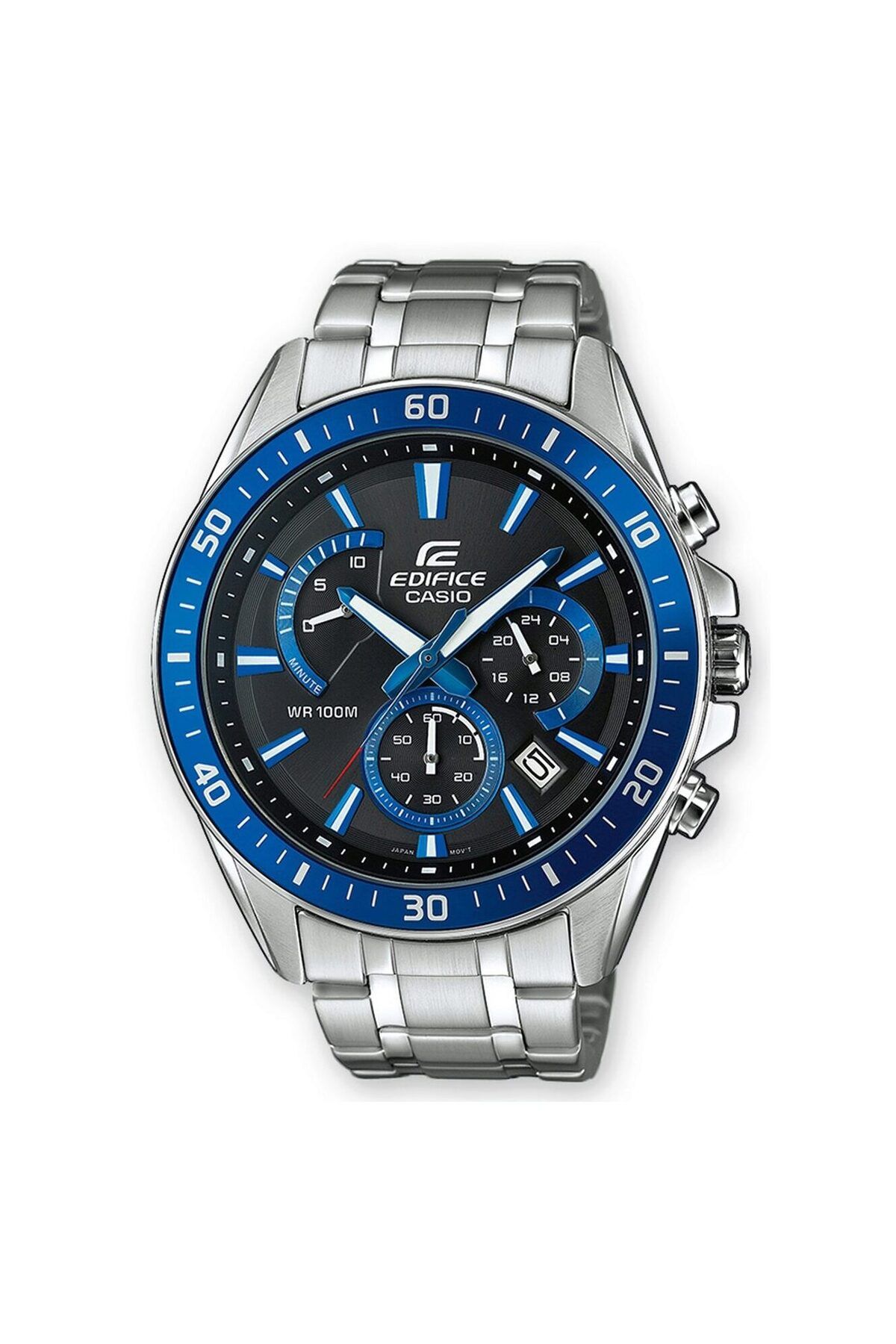 Casio-Ceas bărbătesc EFR-552D-1A2VUEF, cuarț, 45mm, 10ATM 1