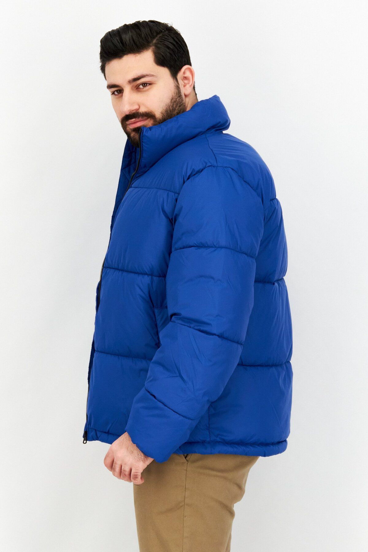 CELIO-جاكيت مبطن للرجال، أزرق 2