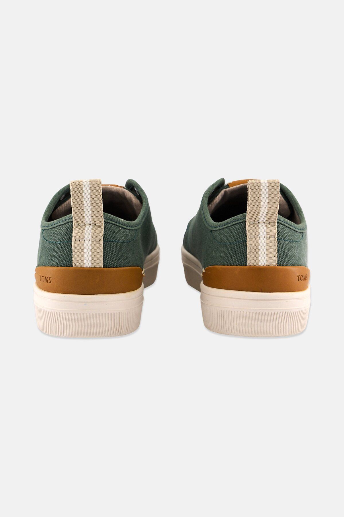 Toms-Men Trvl Lite Low Lace Up Canvas Shoes, Green 2