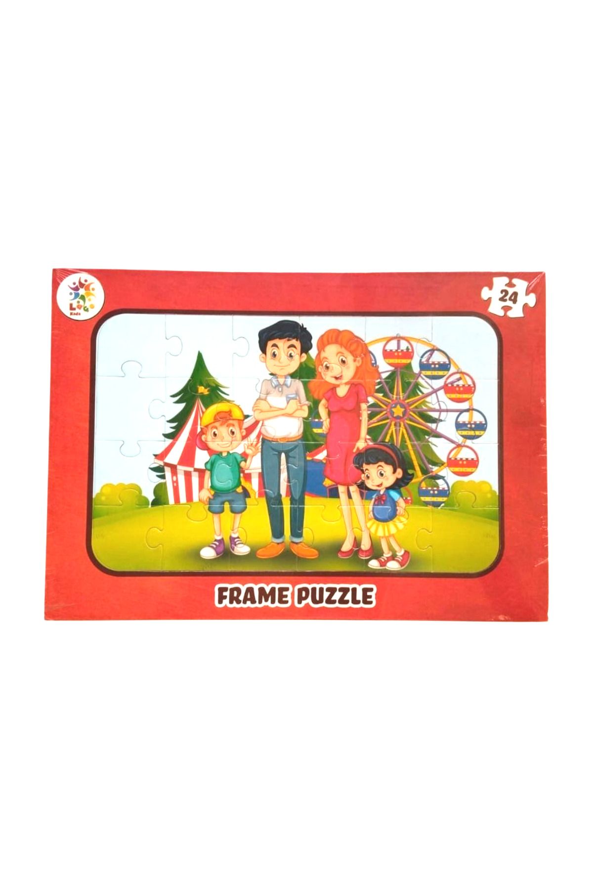 LAÇO KİDS Frame Puzzle 24 Parça Lc7166