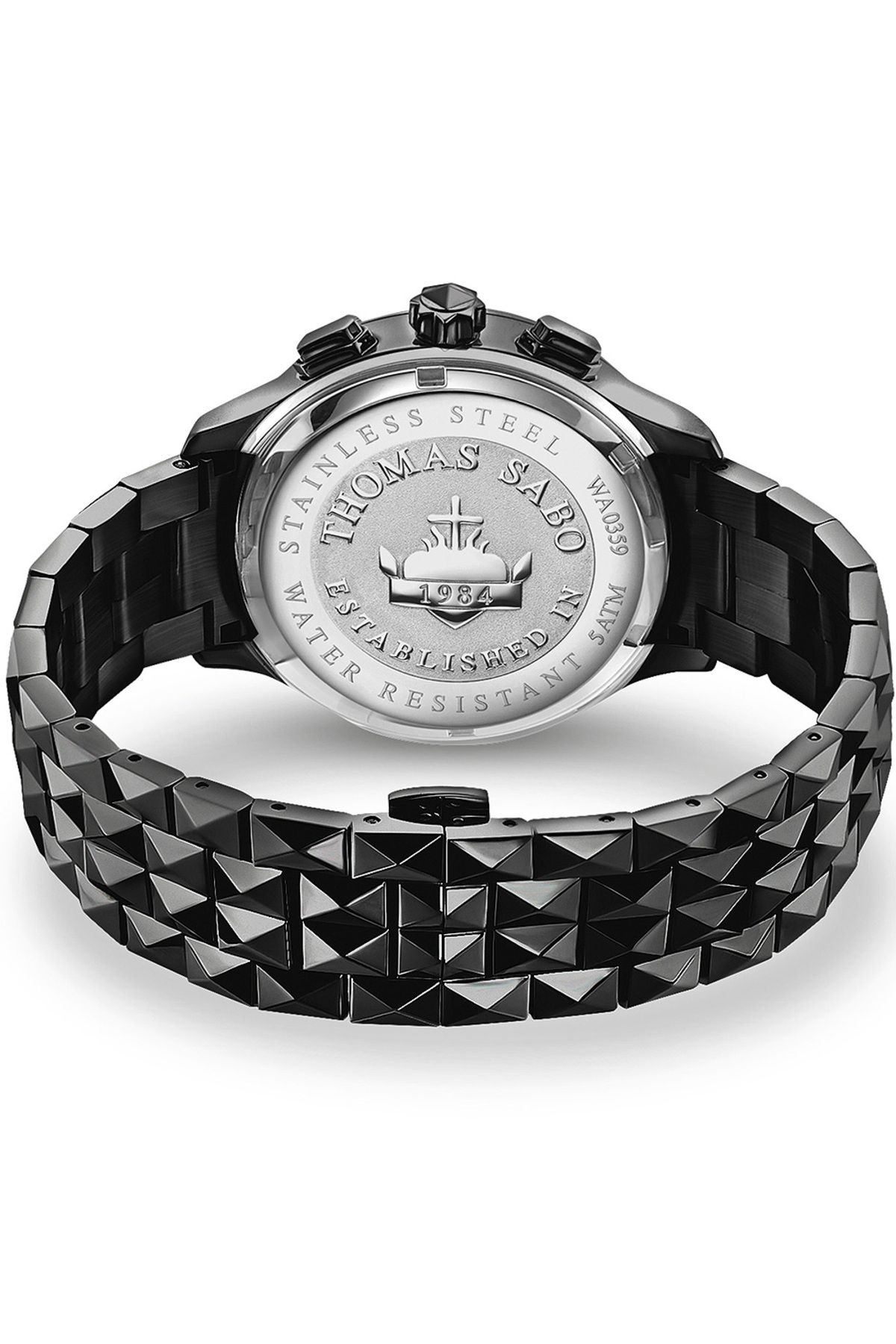 Thomas Sabo-Ανδρικό Ρολόι Wa0359-202-203, Quartz, 43mm, 5atm 3