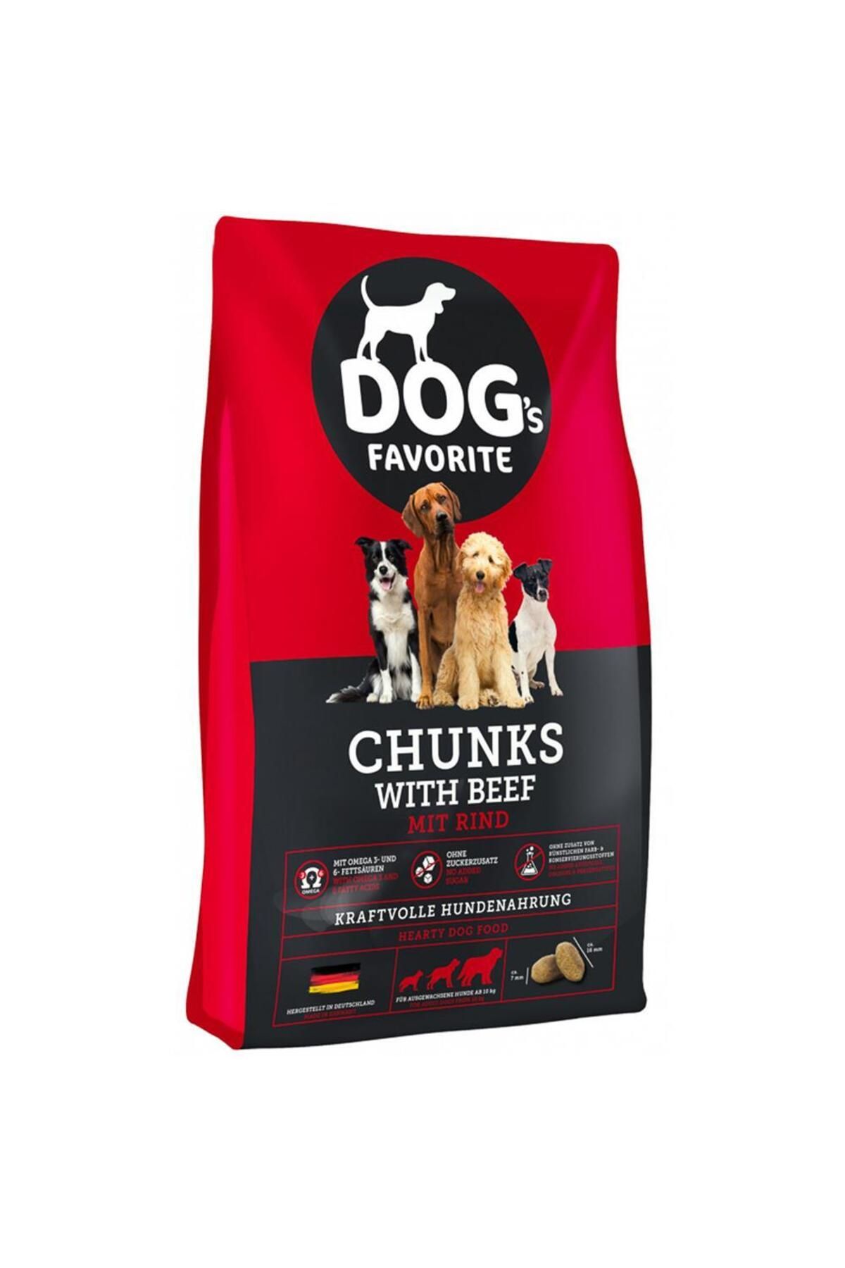 Dog's Best Dog's Favourite Sığır Etli Parçalı Köpek Maması 15 Kg