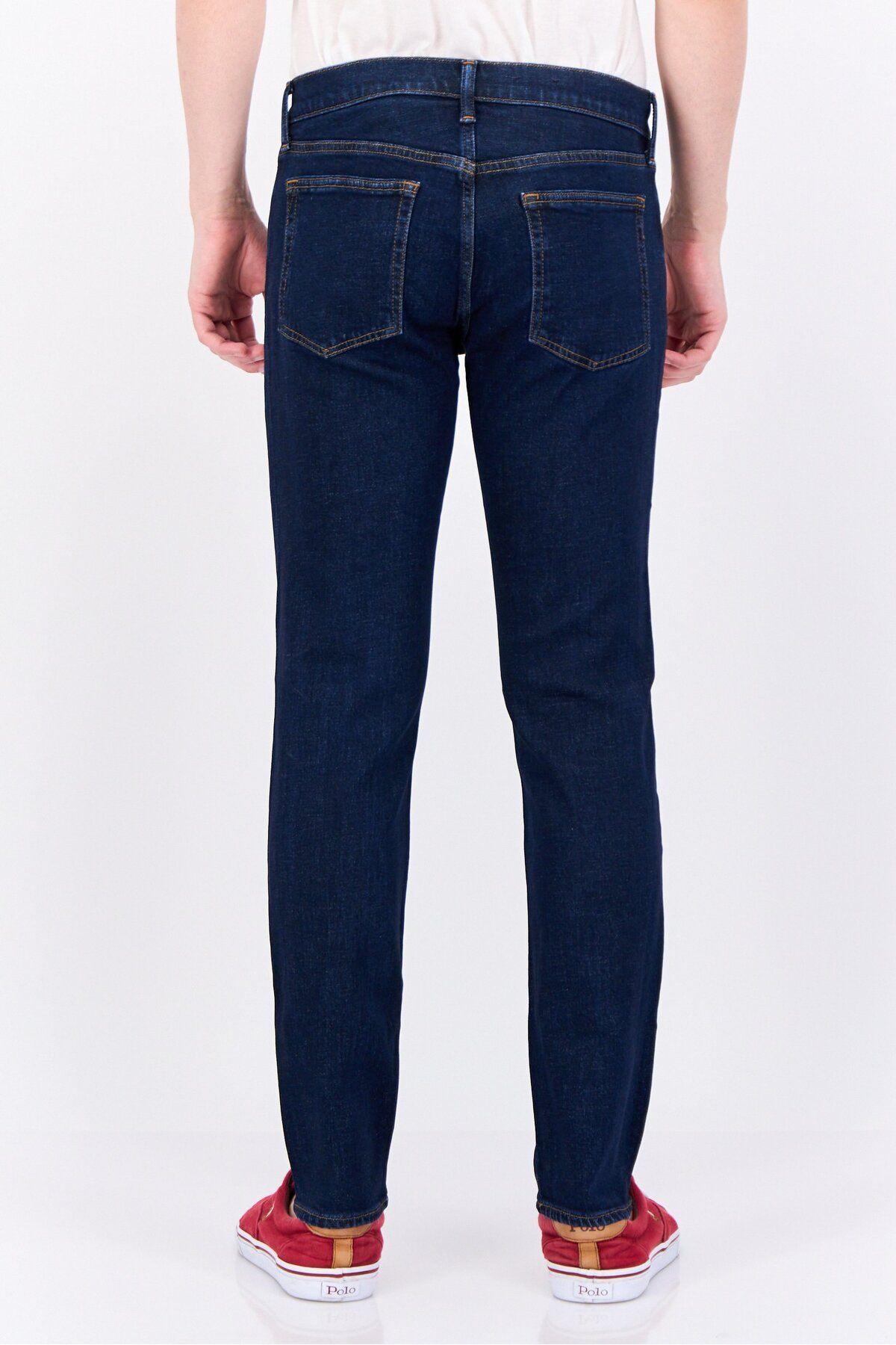 GAP-Men Slim Fit Plain Stretchable Jeans, Dark Blue 3