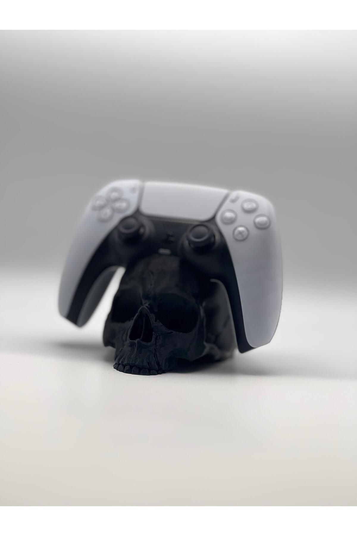 beboncool 3D SKULL KURUKAFA Özel Tasarım Ps5 Joystick Tutucu Stand