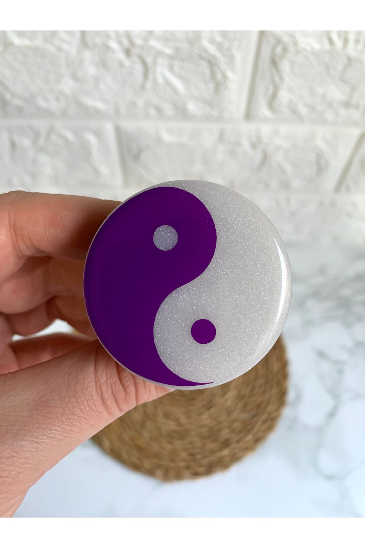 Efizm Store Ying Yang Denge Telefon Tutucu: Pratik ve Şık Popsocket Stand No3