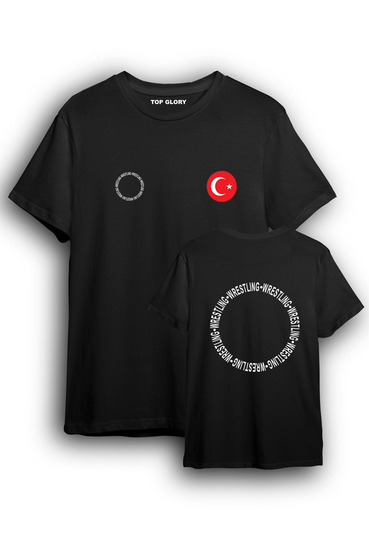 TOP GLORY Circle Güreş Milli Takım Tişörtü Wrestling T-Shirt WRSL9104