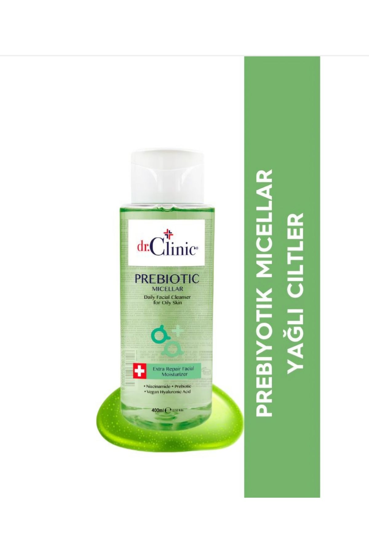 Dr. Clinic Dr.Clinic Prebiyotik Micellar Yağlı Ciltler Yeşil 400 ml