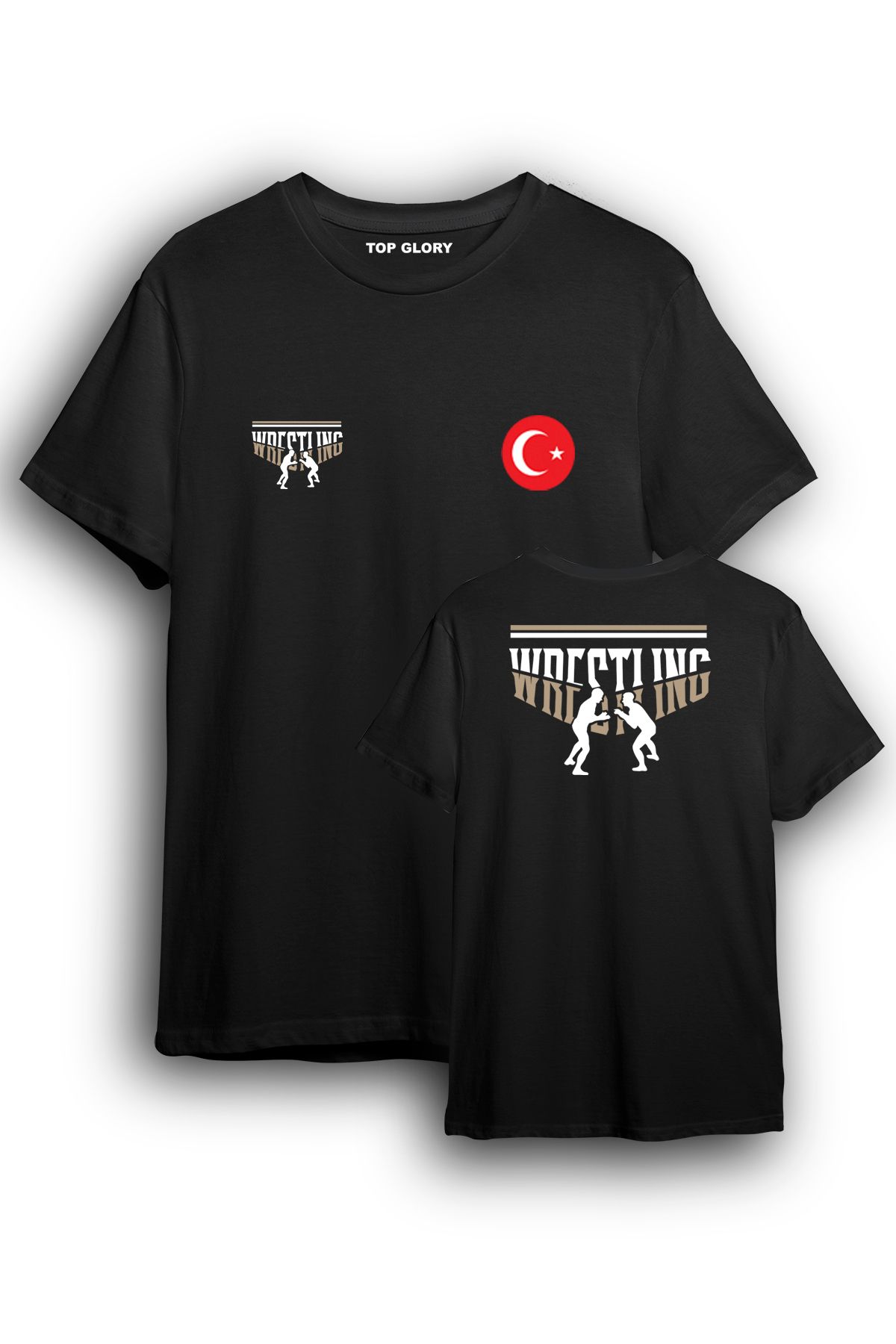 TOP GLORY Star Güreş Milli Takım Tişörtü Wrestling T-Shirt WRSL9105