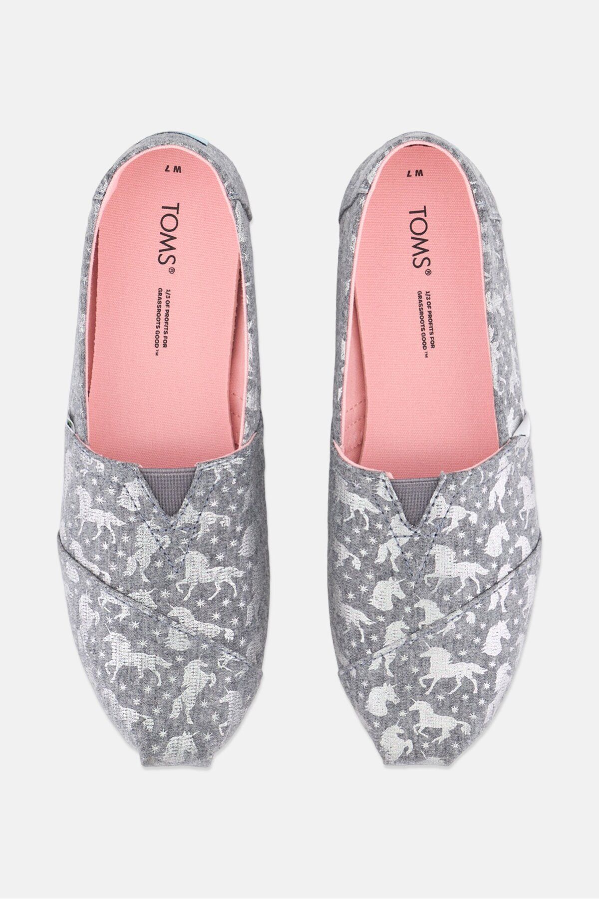 Toms-Women Slop On Animal Print Casual Shoes, Grey 3