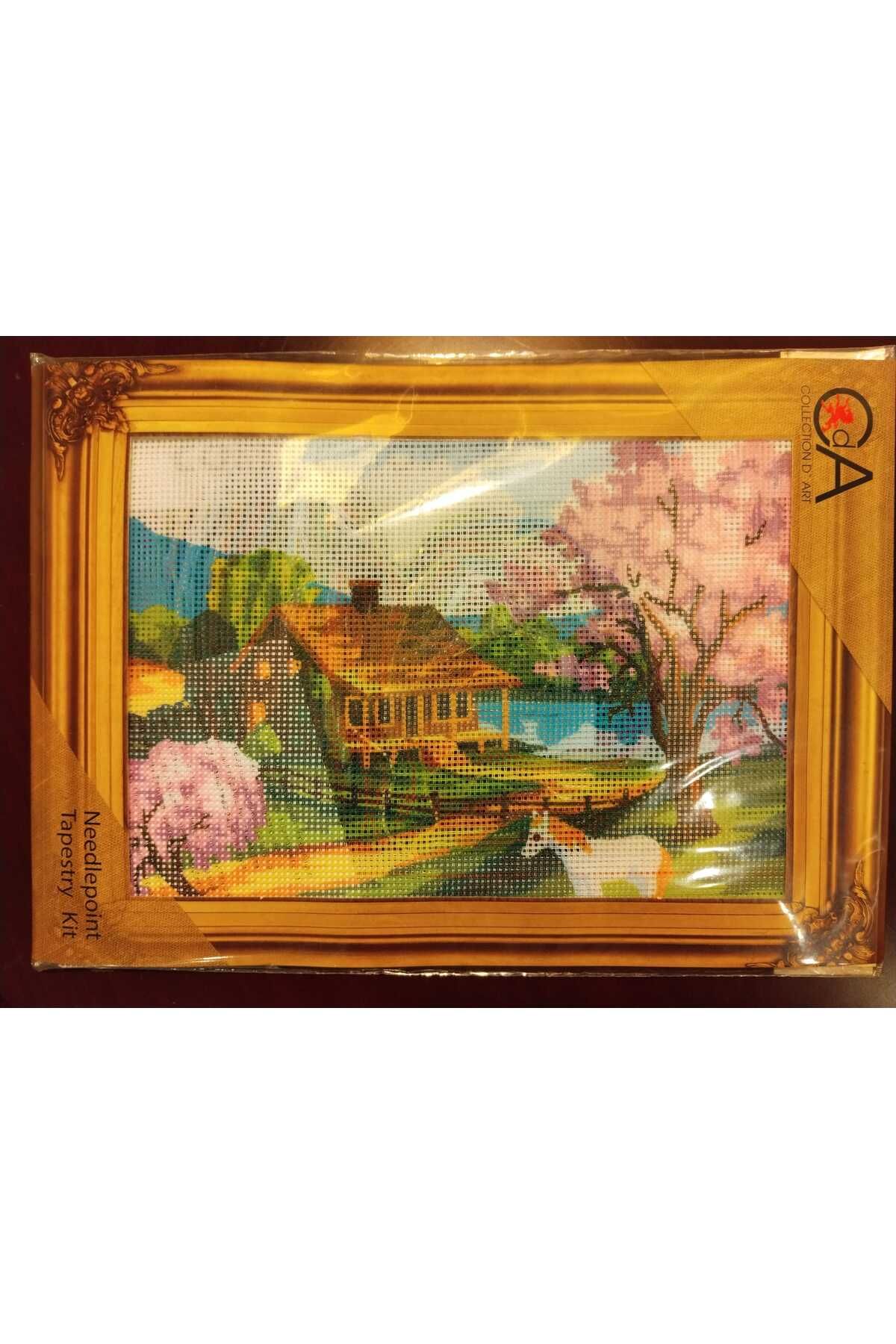 Anchor-Country House Patterned Tapestry Embroidery Kit (22X30Cm) 1