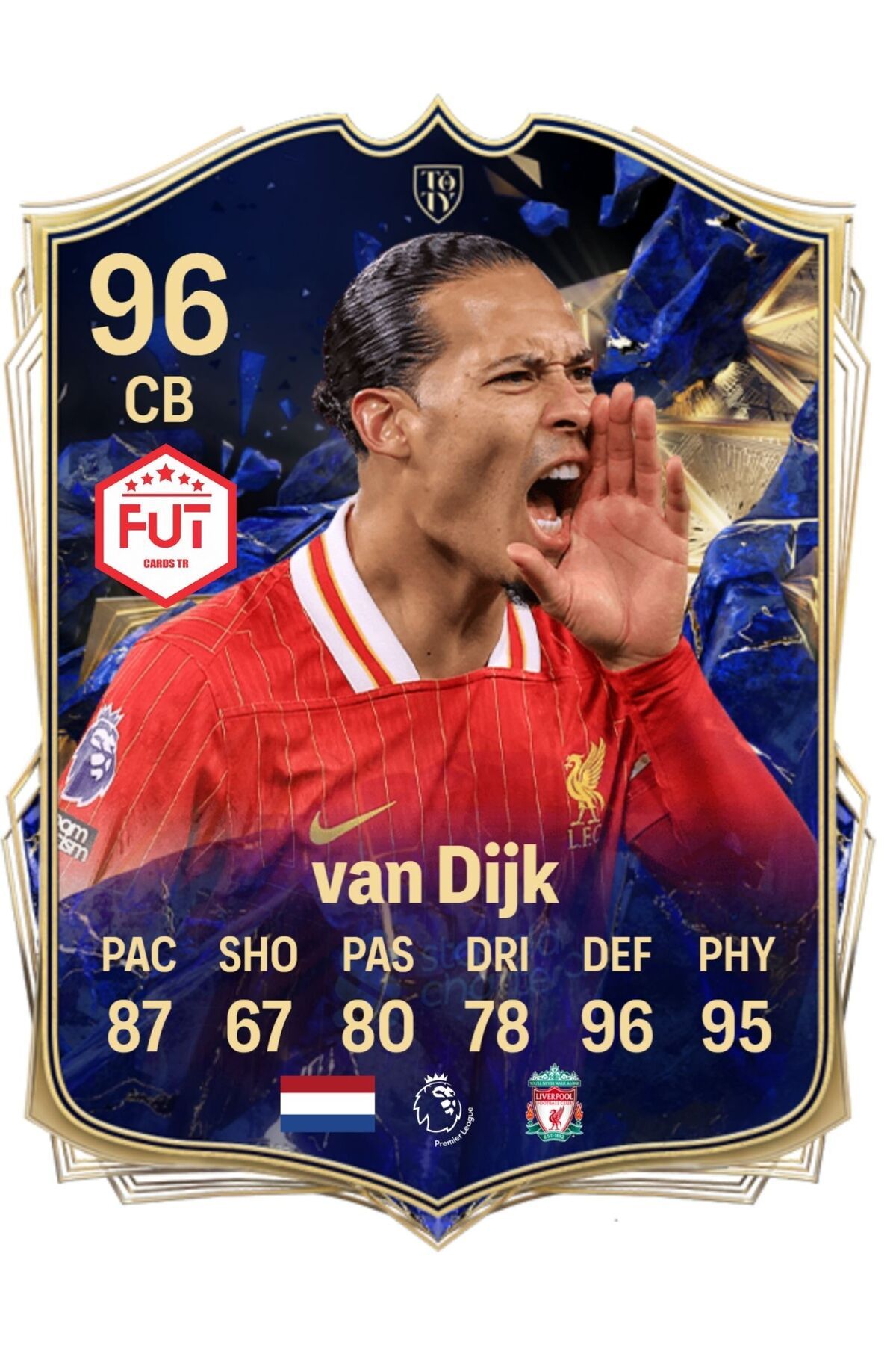 FUTCARDS VAN DIJK TOTY FUTCARD