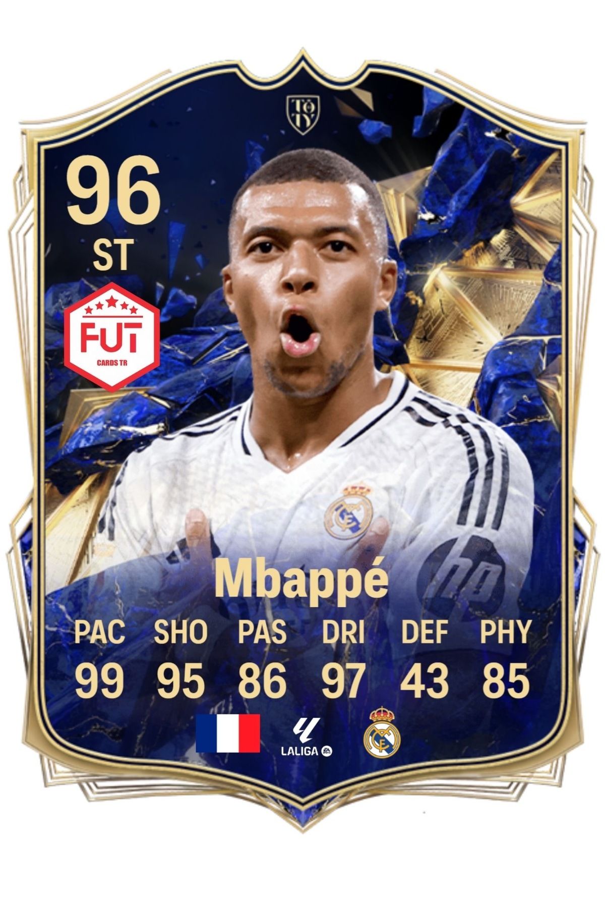 FUTCARDS KYLIAN MBAPPE TOTY FUTCARD