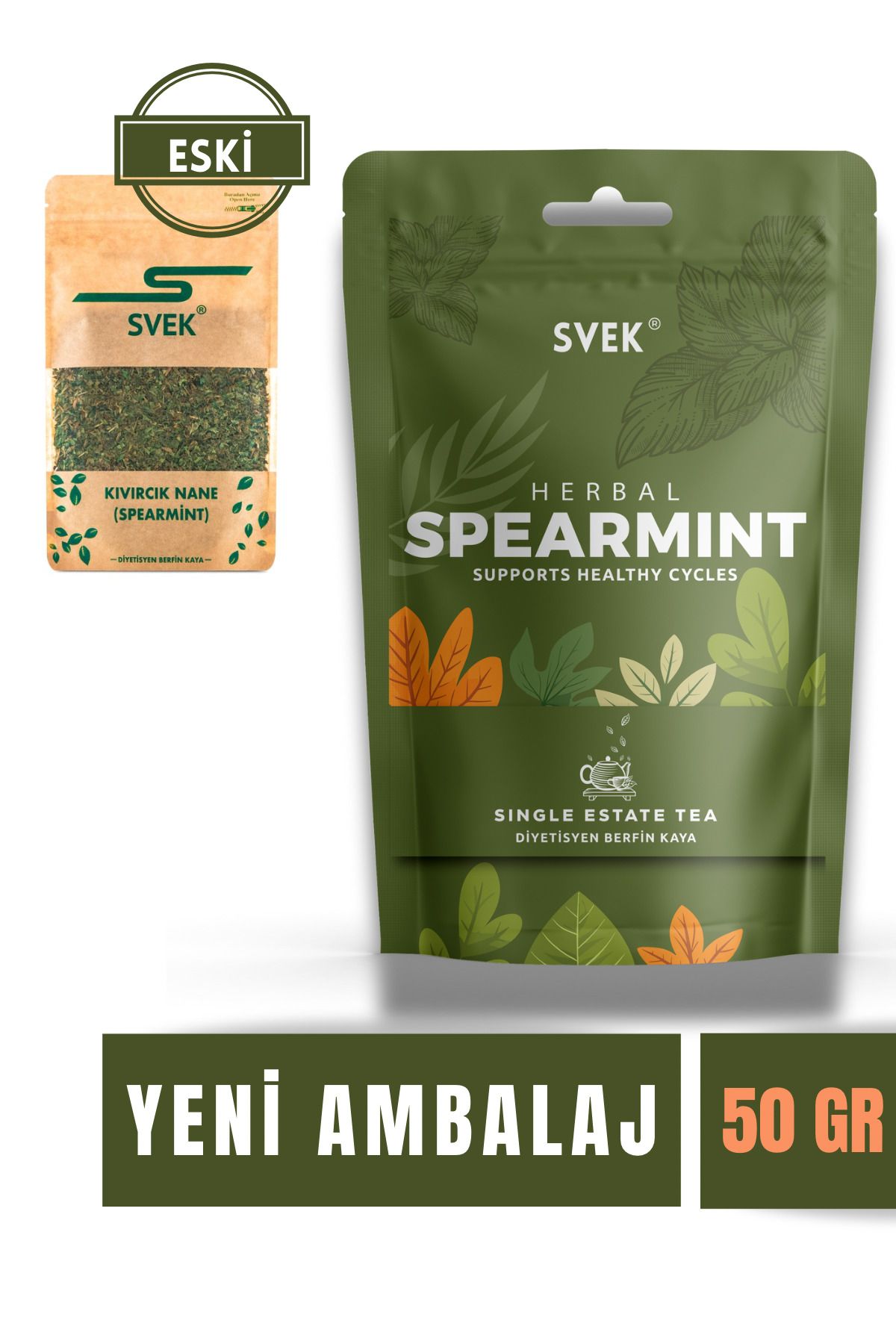 Svek Spearmint Tea (kıvırcık Nane) 50 Gr