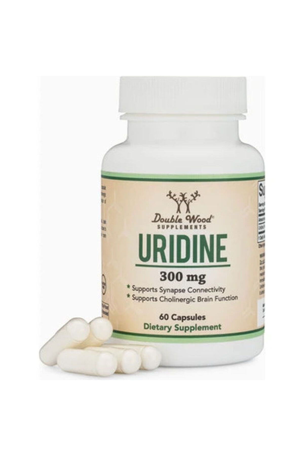 DOUBLE WOOD Uridine Monophosphate 300 mg 60 - BİLİŞSEL BEYİN + HAFIZA VE HÜCRE DESTEĞİ