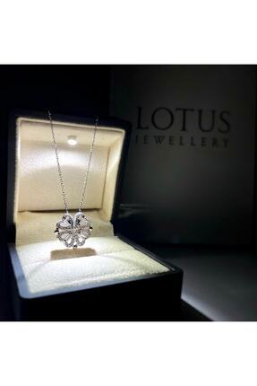 LOTUS JW Işıklı Kolye Kutulu Gümüş Aşk Kolyesi | 925 Ayar Gümüş Kolye
