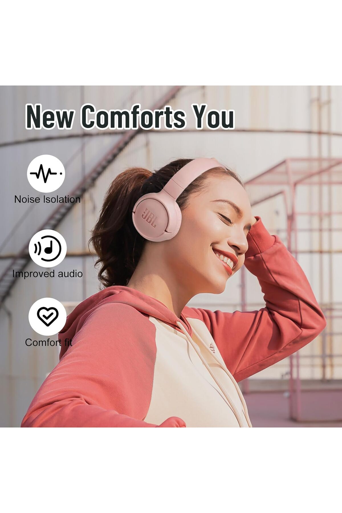 J Tune600/T450/T450BT/T500BT/JR300BT Uyumlu Kulaklık ve Kafa Bandı Pedi Yumuşak Koruyucu Süngeri