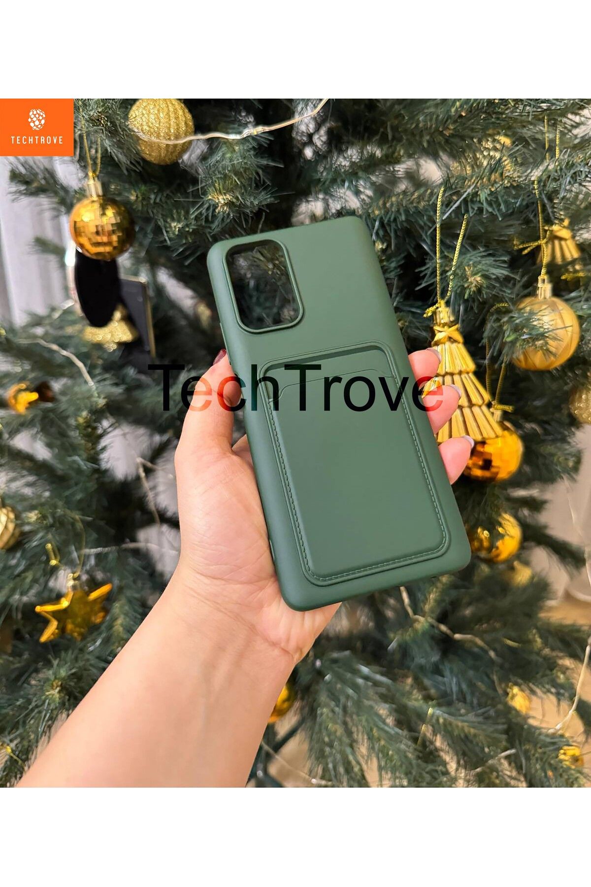 TechTrove Xiaomi Redmi Note 10 Pro Kılıf Kart Bölmeli Pofuduk Silikon Kapak