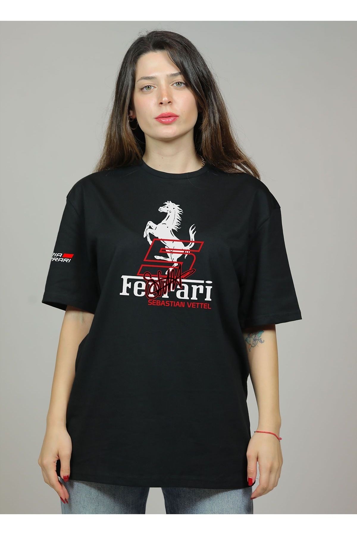 FULL TOLERANCE Sebastıan Vettel Baskılı Unisex Tshirt