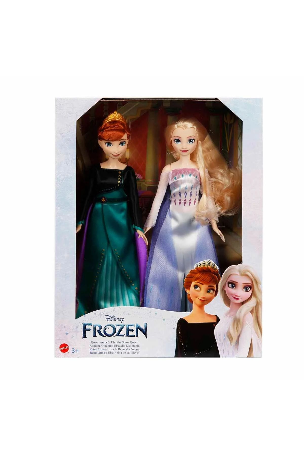 Disney Frozen Prensesleri Anna ve Elsa 2'li Paket