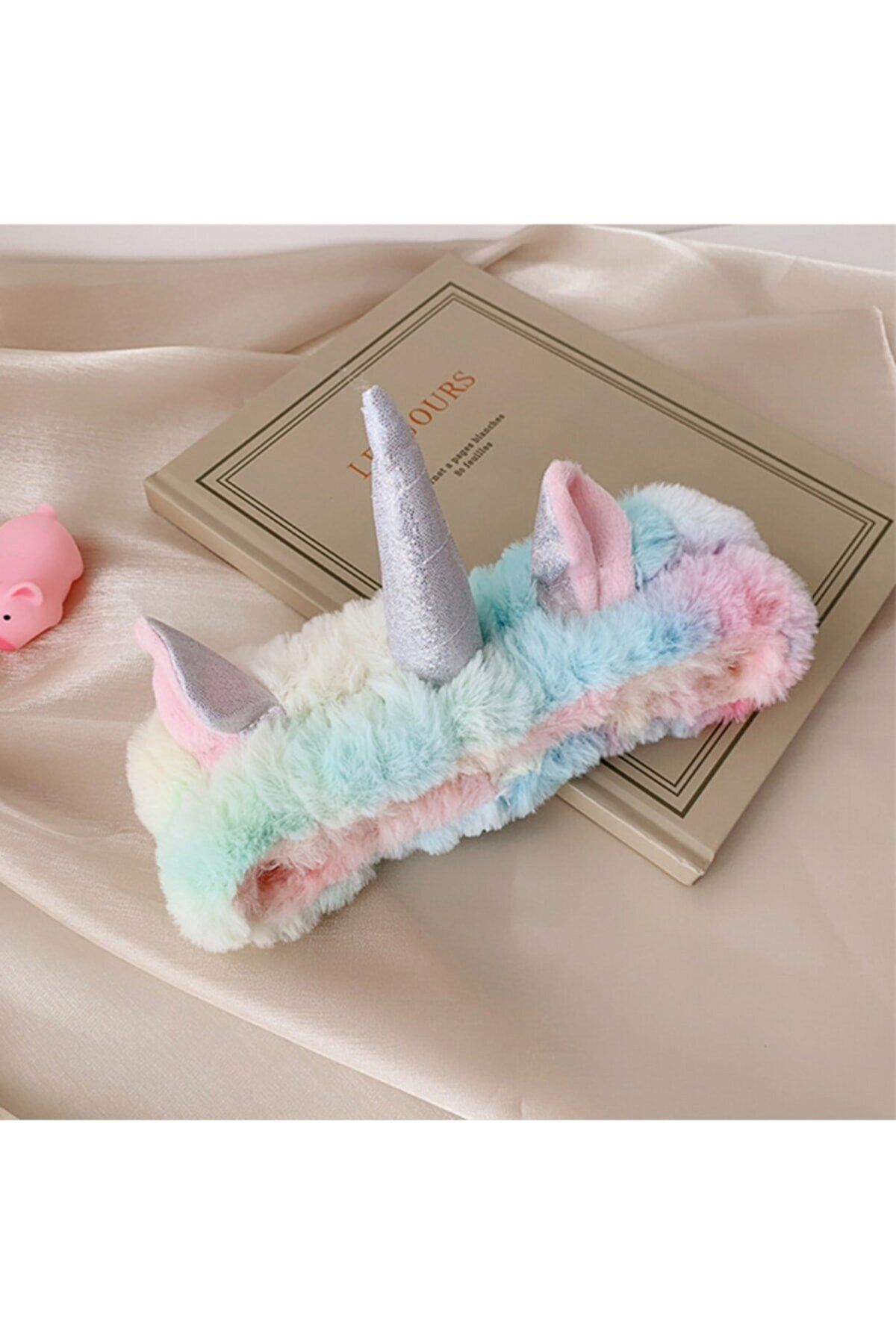 NETAVANTAJ Peluş Unicorn Bandana - Saç Bandı