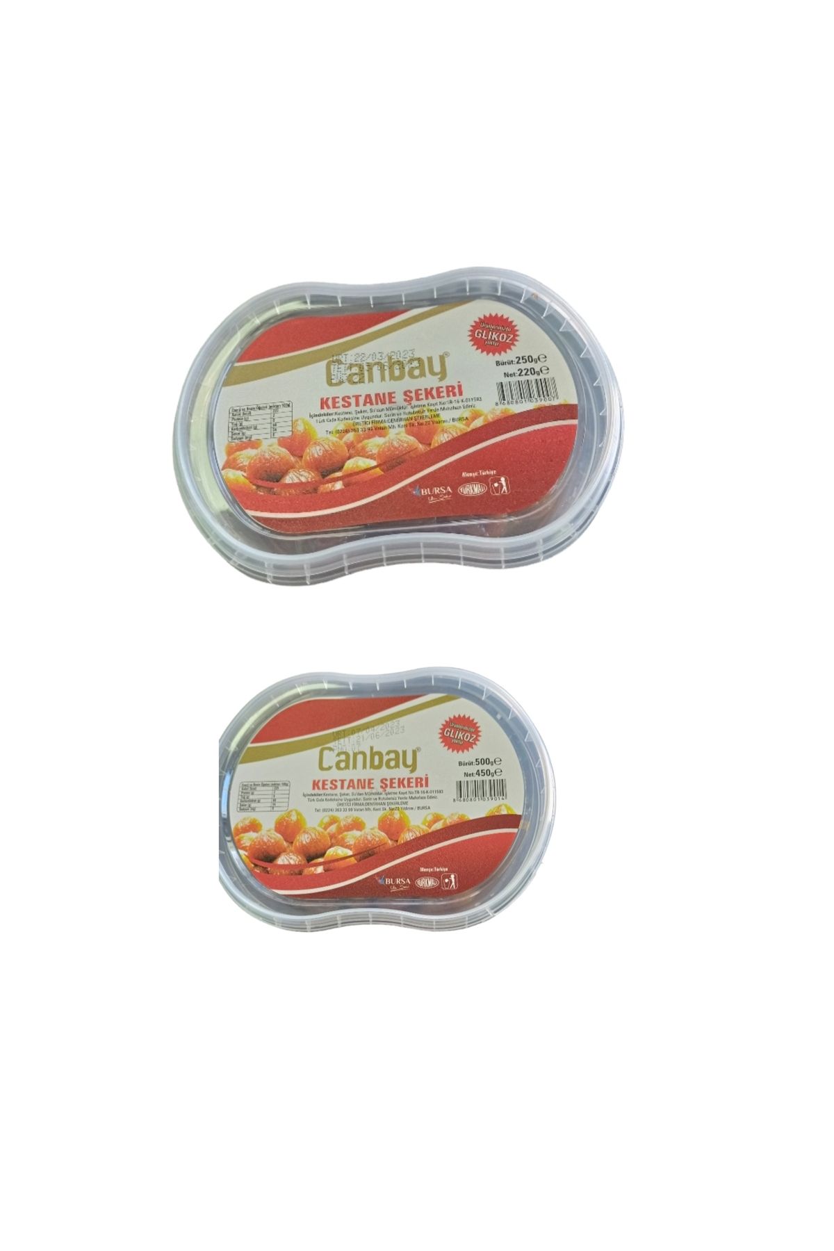 Canbay kestane şekeri 250 gr artı 500gr avantaj paket