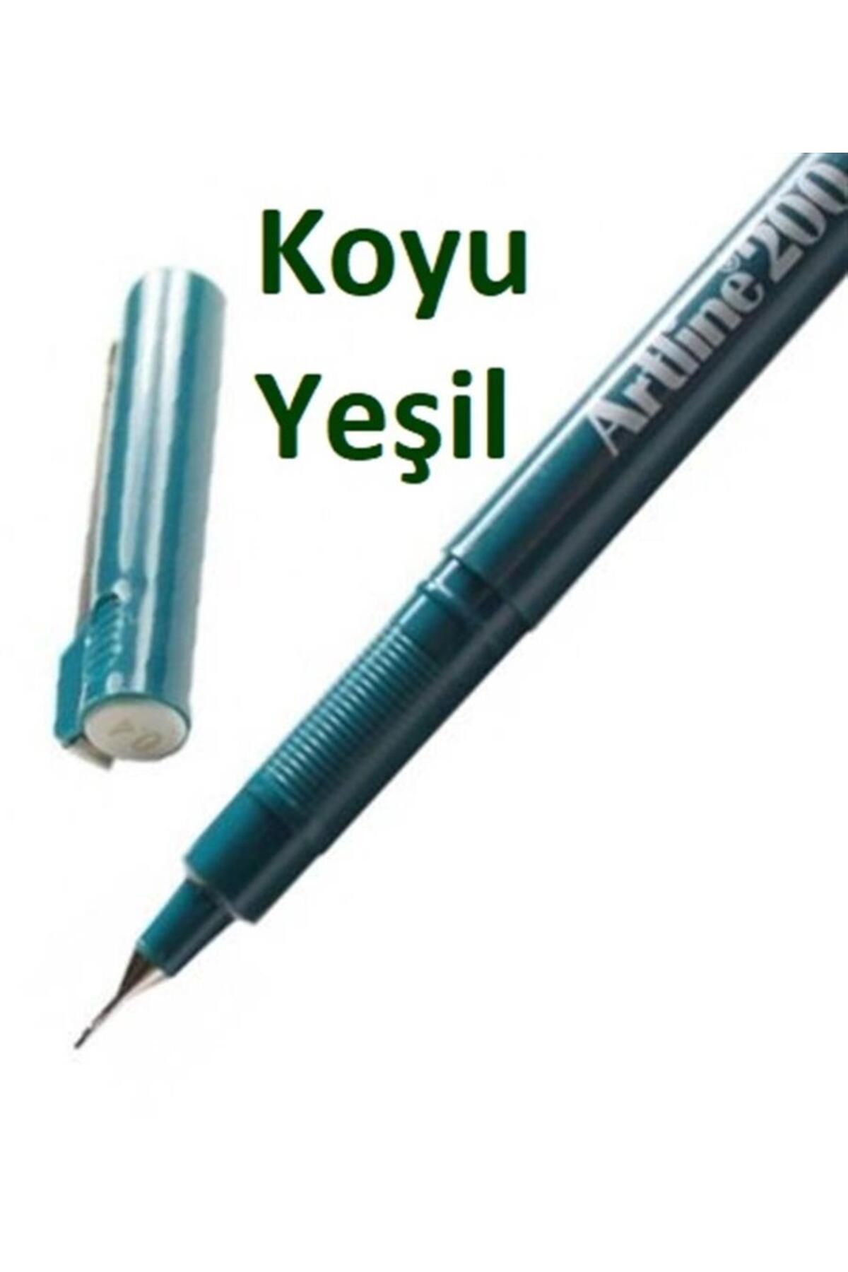 artline FINELINER KALEM KOYU YESIL (EK-200)