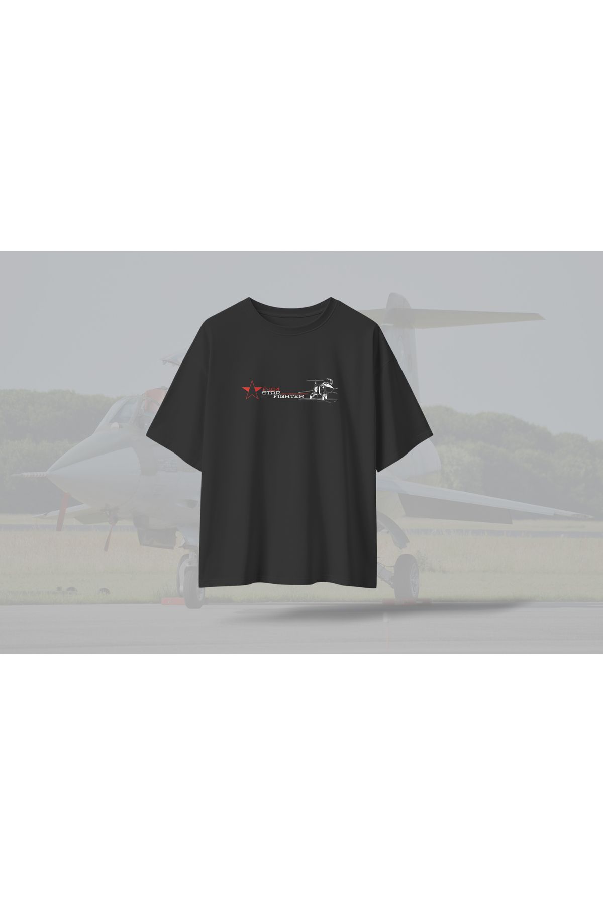 BERİLDEN F-104 Star Fighter Savaş Uçağı Tasarımlı Havacılık Tutkunlarına Özel T-Shirt