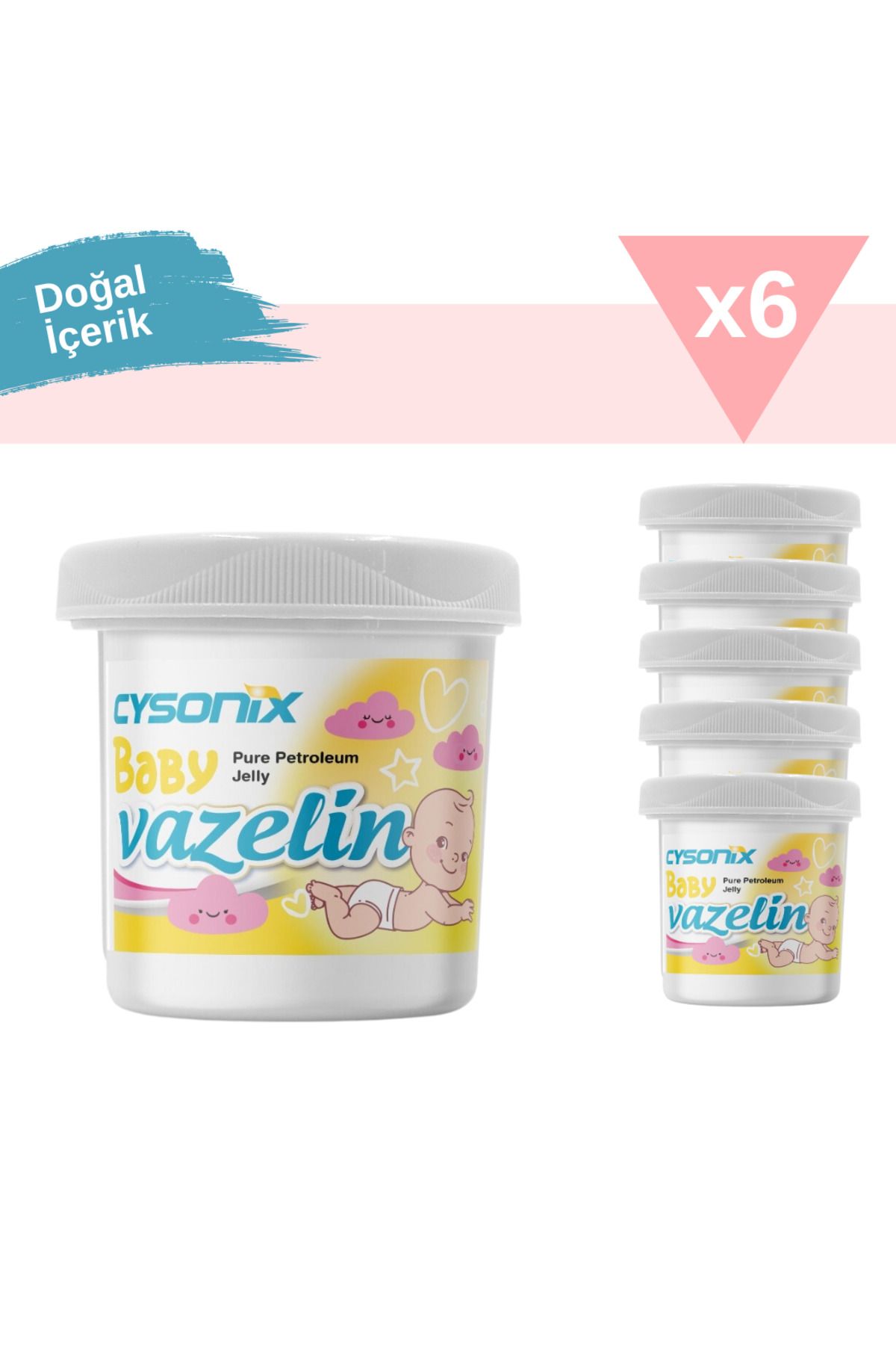 CYSONIX Vazelin Baby 6'lı Paket