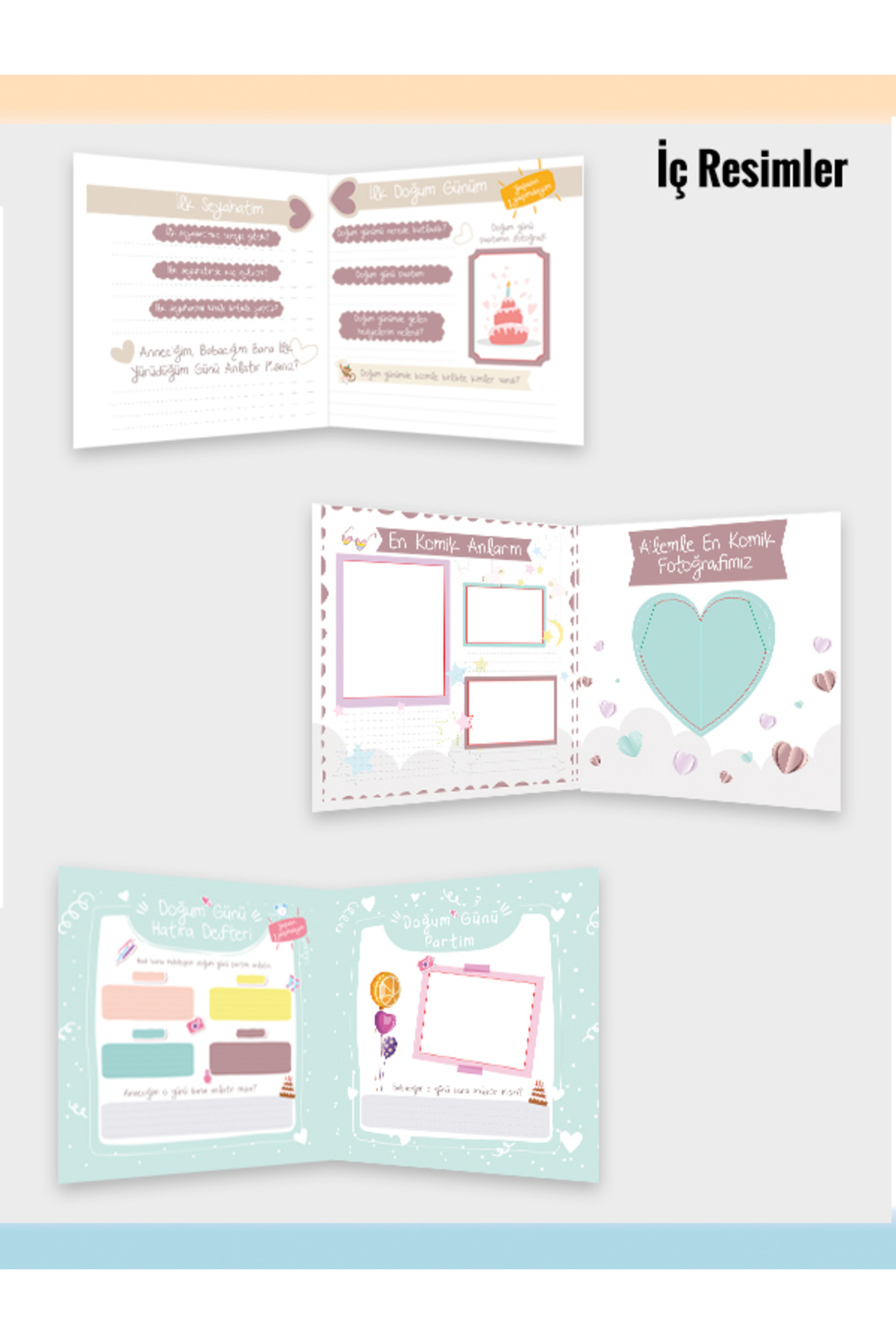 yeti kitap Baby Shower Kitabı ( Bebek Günlüğü) fotoğrafı 3 (önizleme)