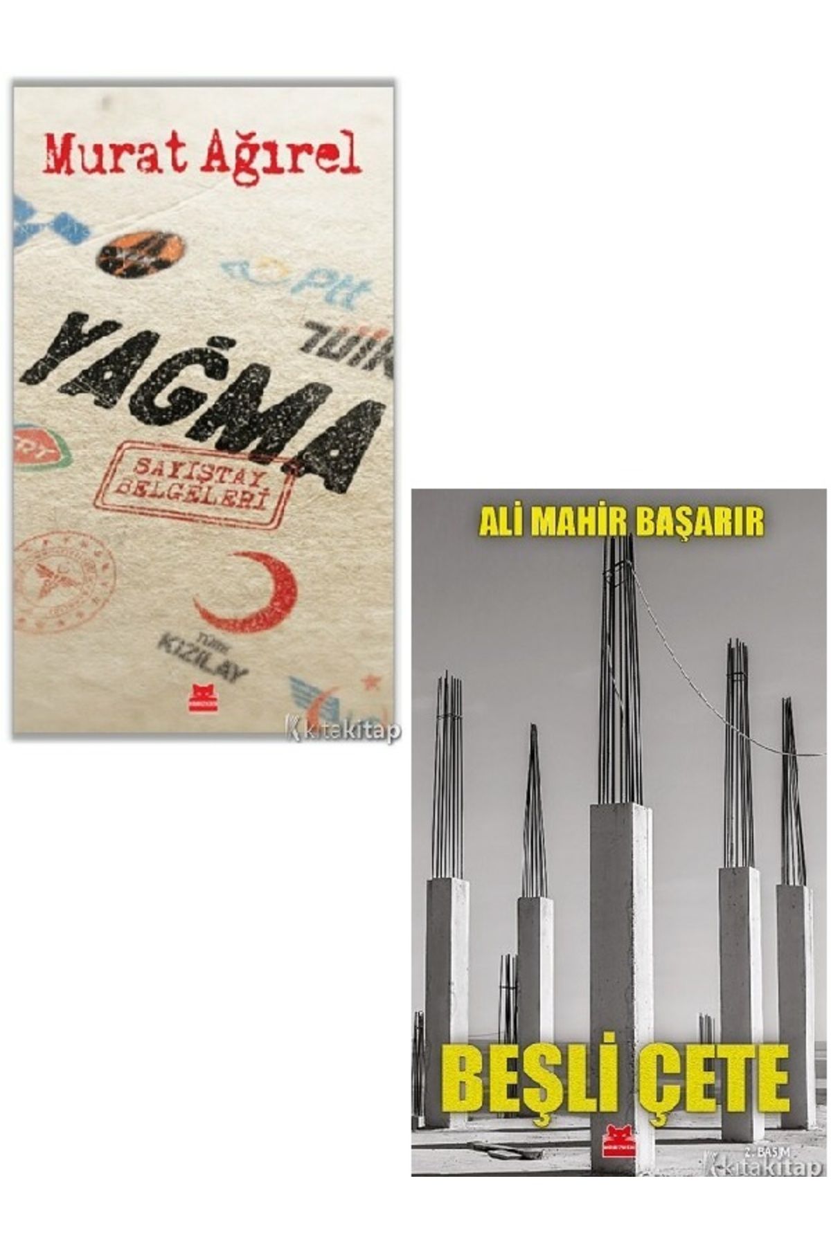 Bilgesu Yayıncılık Yağma - Beşli Çete - Murat Ağırel - Ali Mahir Başarır 2 Ki̇tap Set