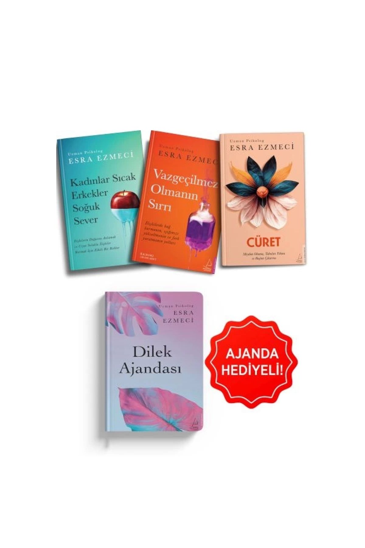 Destek Yayınları Esra Ezmeci İlişkiler Seti 3 Kitap Dilek Ajanda Hediyeli