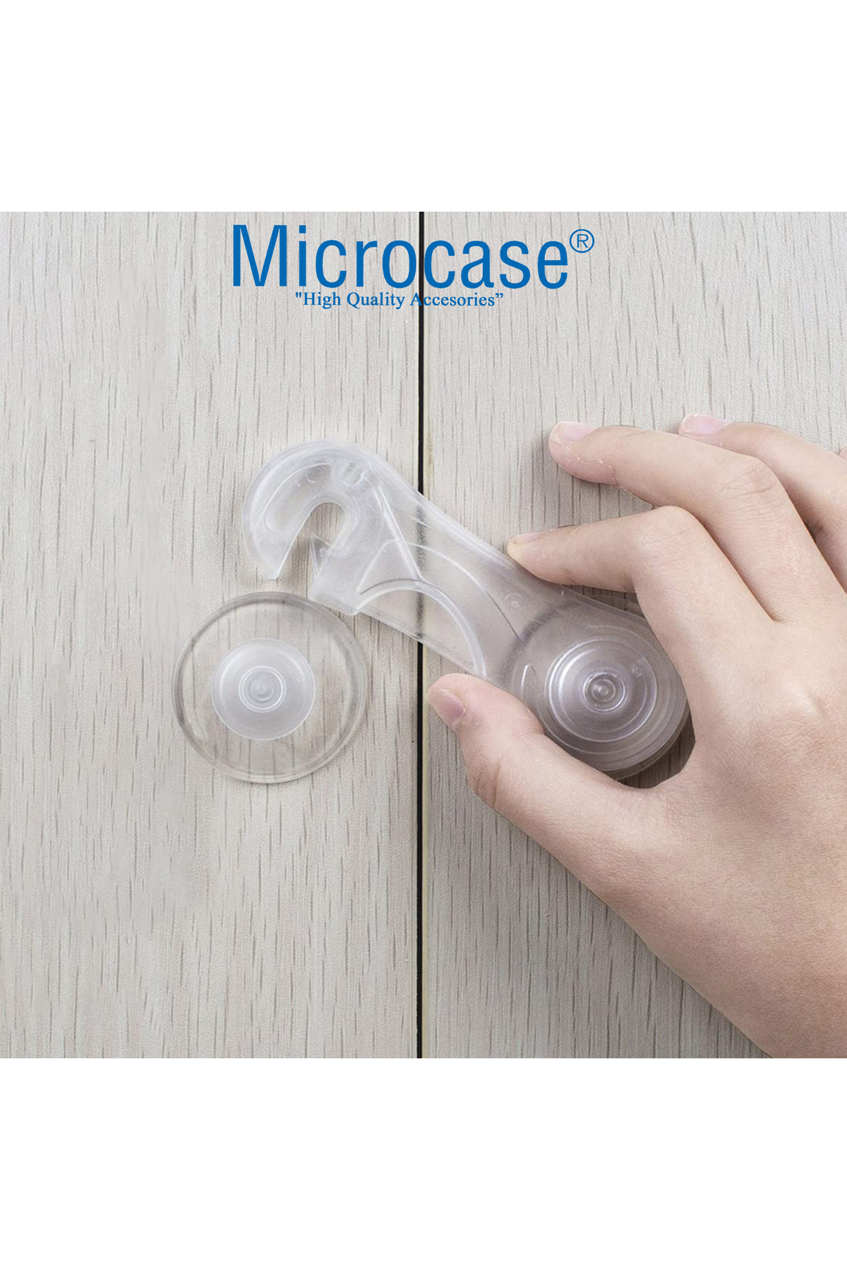 Microcase Plastik Kendinden Yapışkanlı Bebek Eşya Pencere Dolap Kapı Çekmece Kilidi -AL4540 4 Adet fotoğrafı 5 (önizleme)