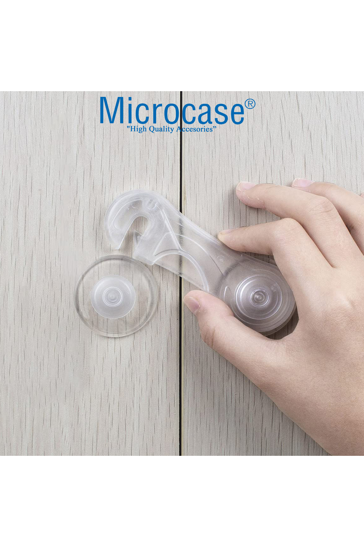 Microcase Plastik Kendinden Yapışkanlı Bebek Eşya Pencere Dolap Kapı Çekmece Kilidi -AL4540 4 Adet fotoğrafı 5 (önizleme)