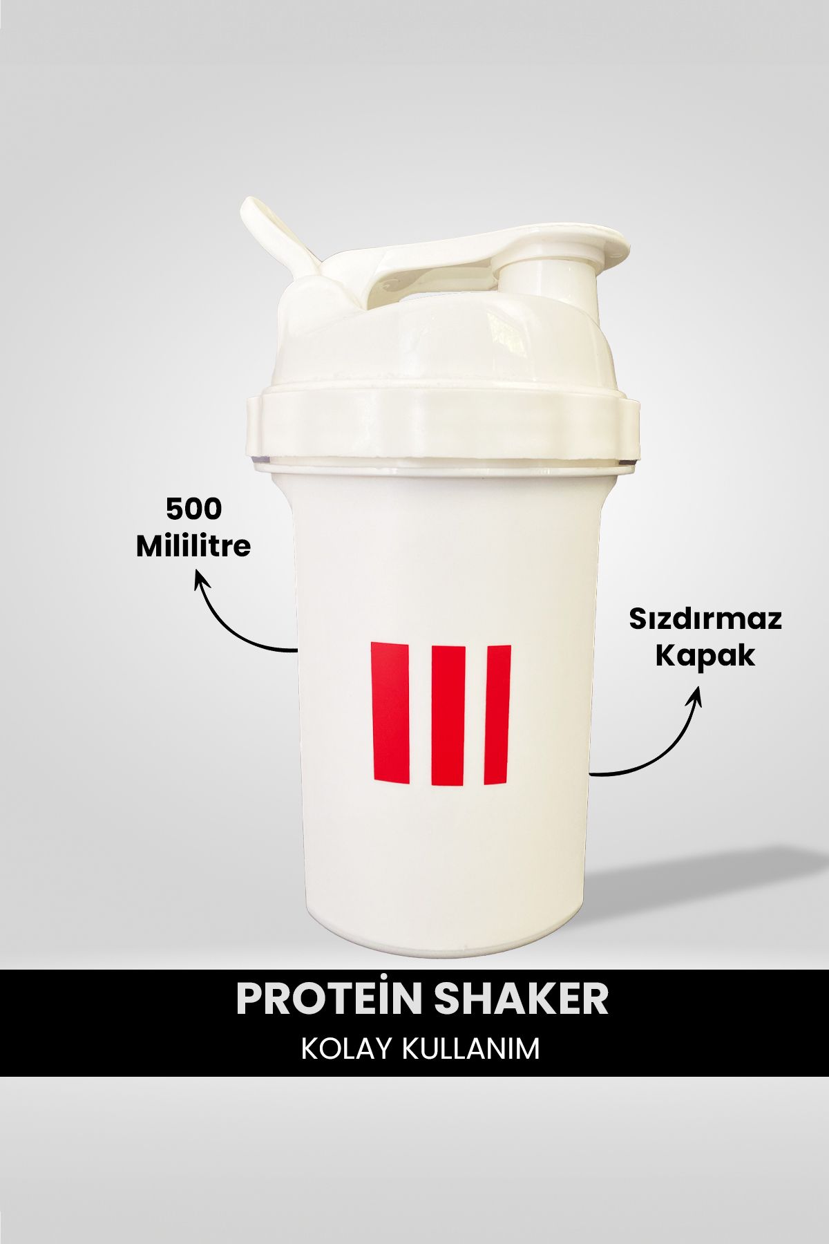 Hellobari Formula Shaker | 500cc | Beyaz