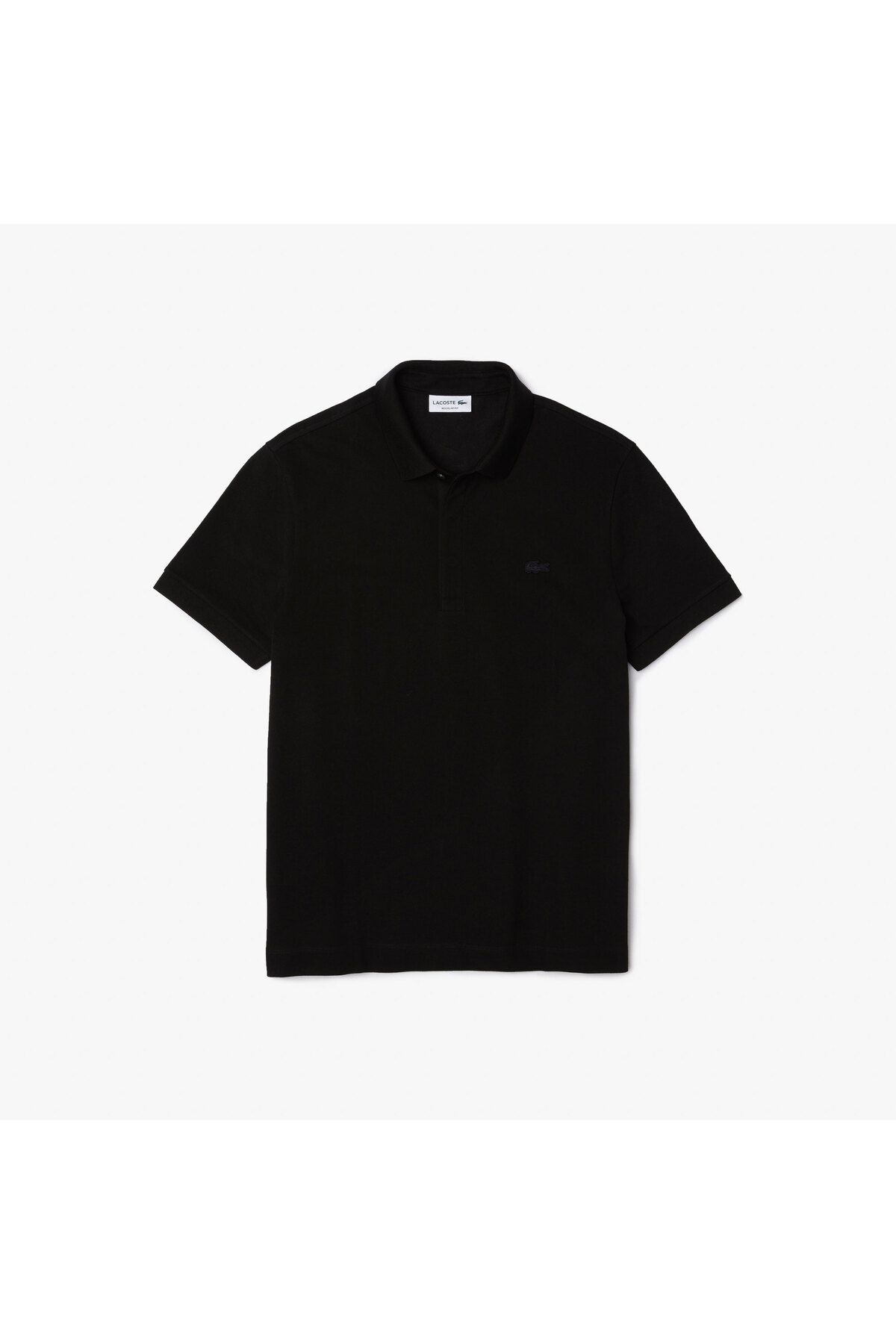تی شرت یقه پولو مشکی مردانه چوگان مناسب پاریس Lacoste