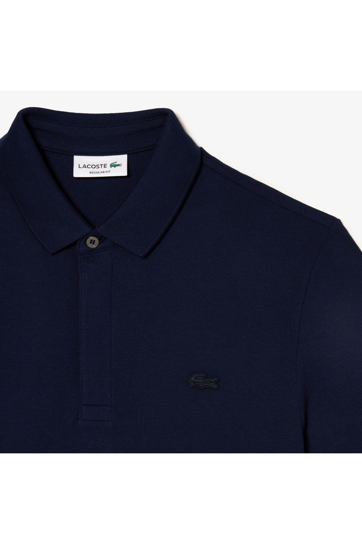 تی شرت یقه پولو آبی مردانه چوگان روشن و مناسب پاریس Lacoste