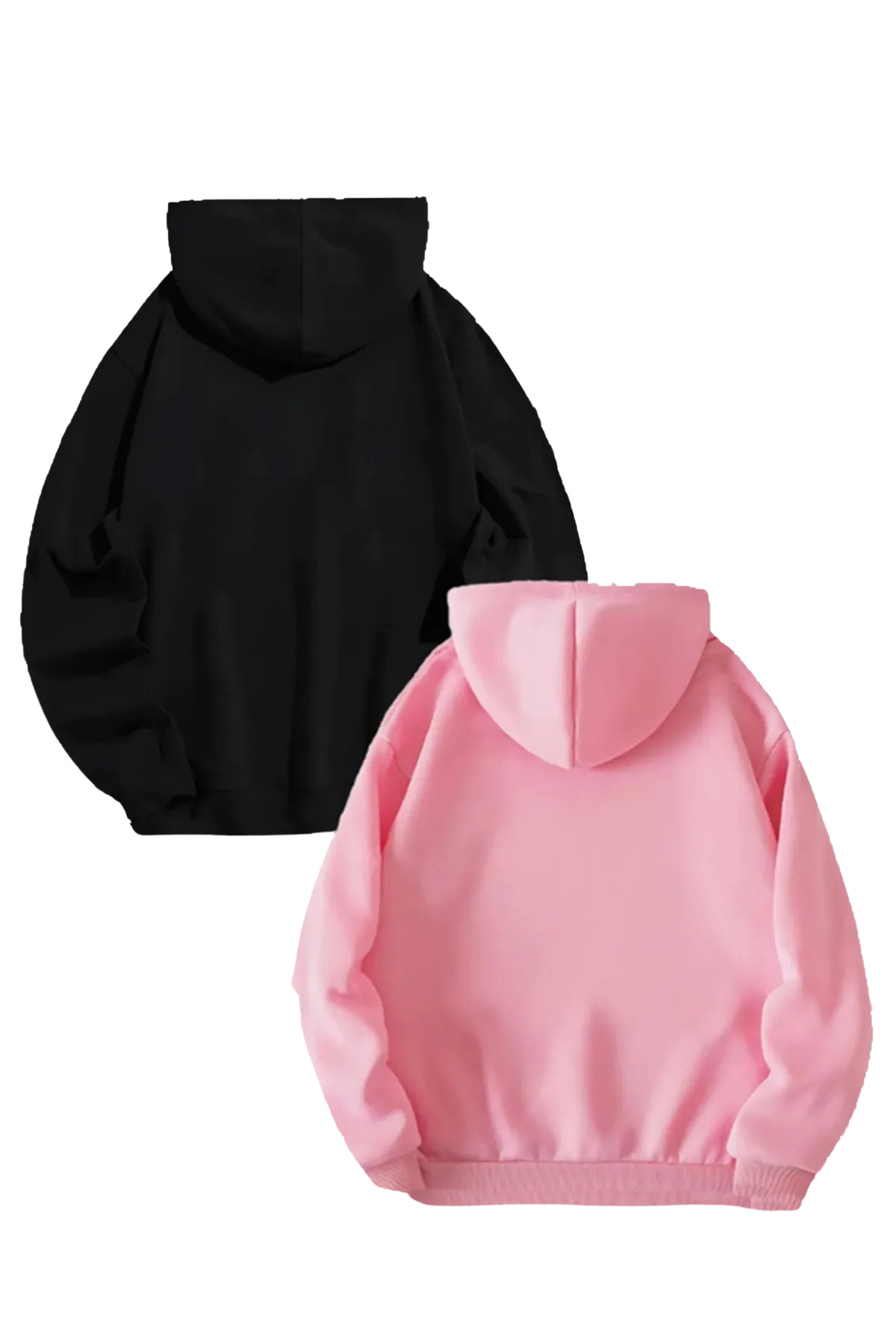 Wish BF Sevgili Çift Kombinleri Chn Cdrc Tasarım 2 Li Ürün Kapşonlu Sweatshirt görsel 2