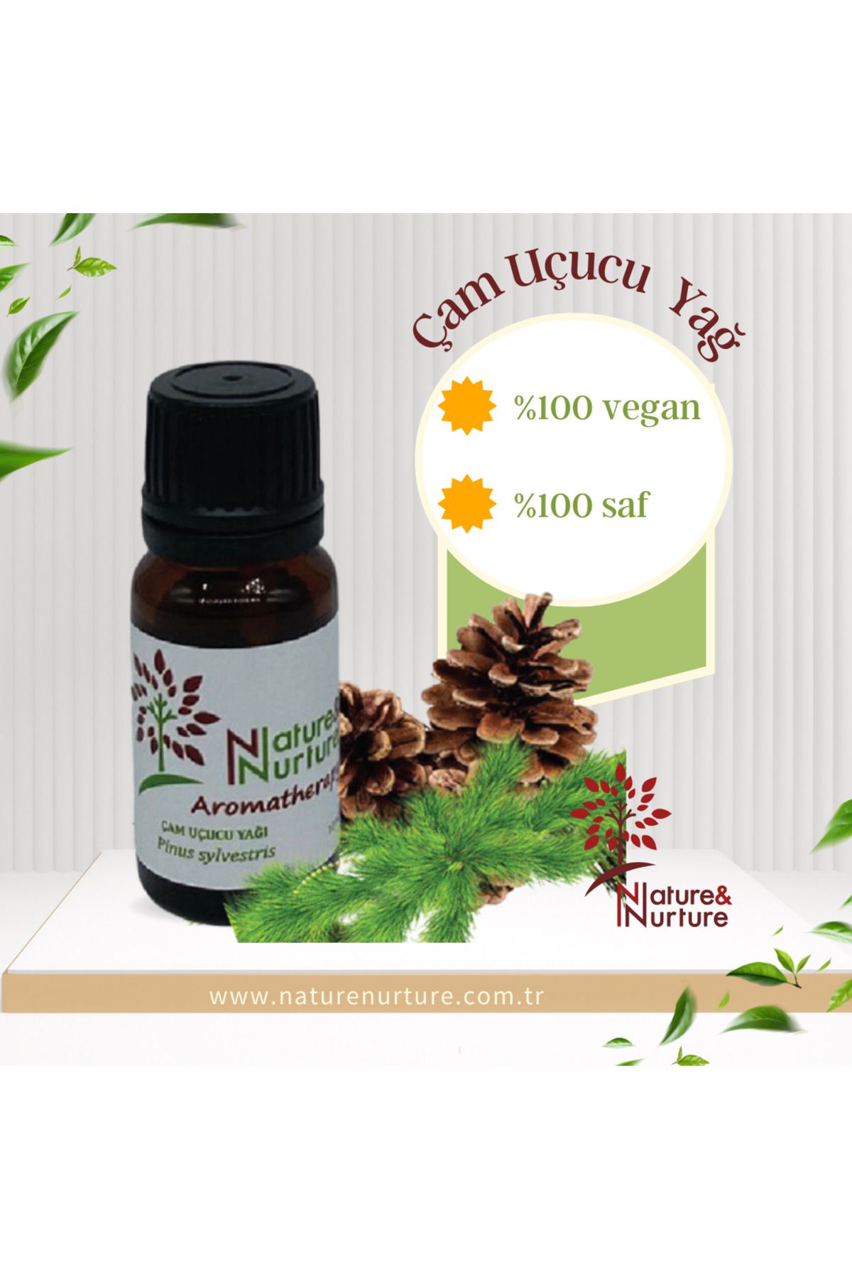 NATURE&NURTURE Esansiyel Çam Uçucu Yağ 10 ml