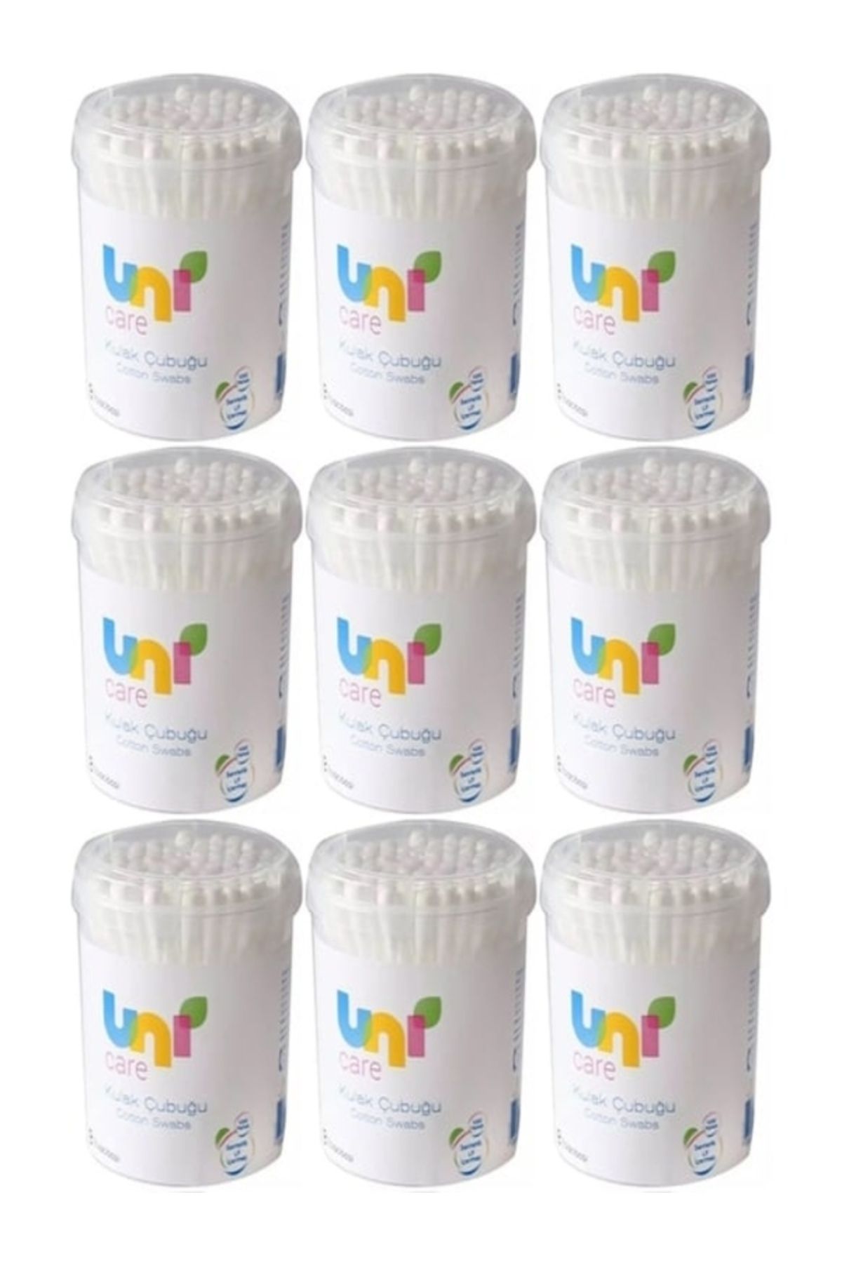 Uni Baby Kulak Temizleme Çubuğu 100Adet (9 Lu Set)