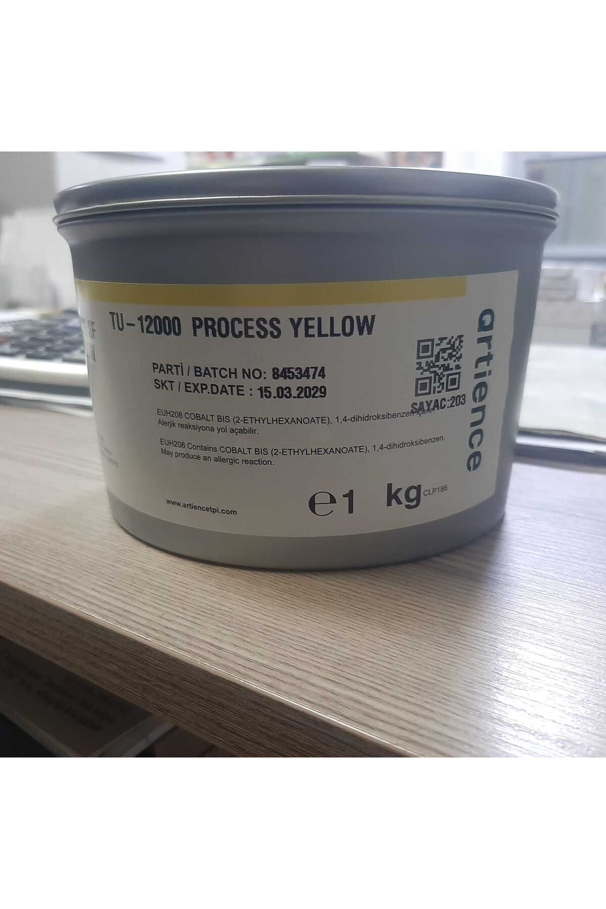 TOYO INK Toyoınk Matbaa Mürekkebi TU-1200 SARI 1 Kg