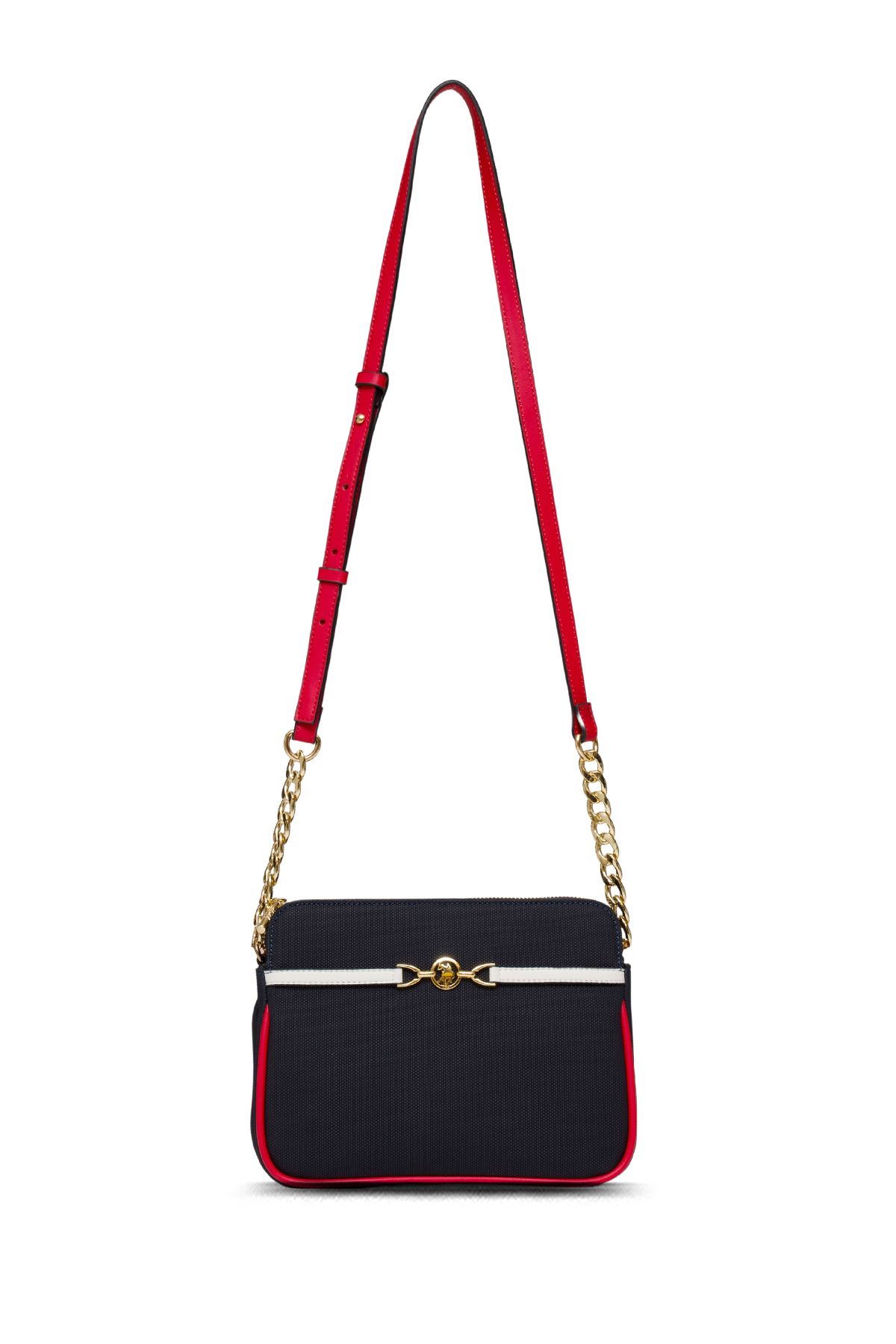 کیف سرشانه زنانه آبی-قرمز-سفید Us25239 U.S. Polo Assn.