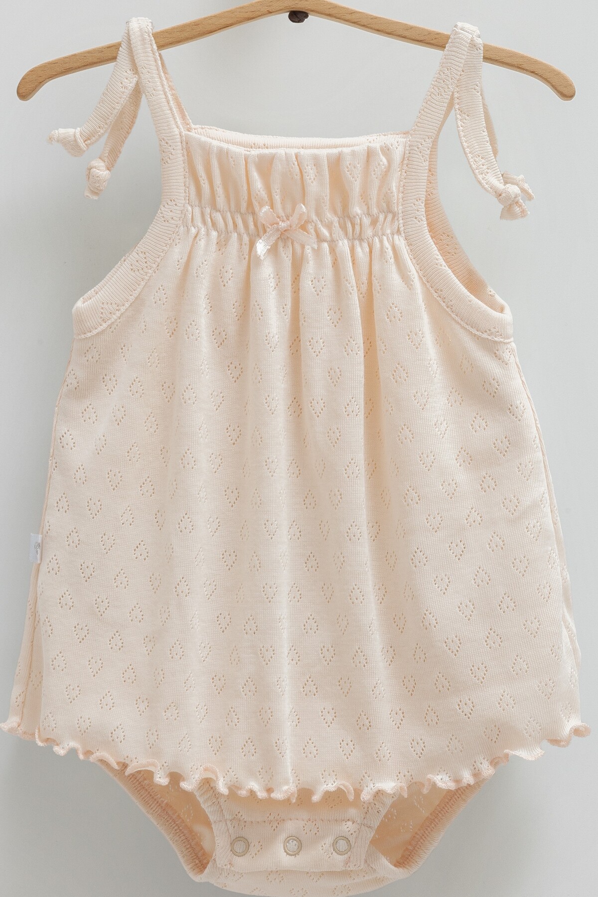 Caramell %100 PAMUK KIZ BEBEK İP ASKILI JİLE ALTTAN ÇITÇITLI fotoğrafı 2 (önizleme)