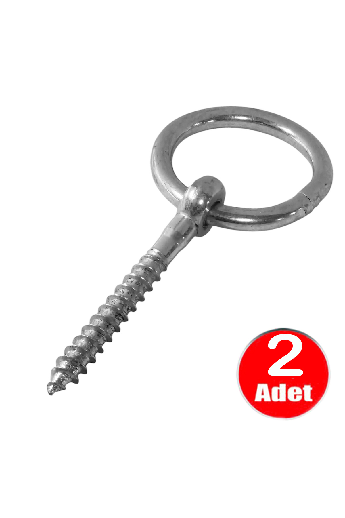 ALETÇANTAM 6mm Halkalı Vida Kilit Salıncak Tavan Duvar Askısı -2 Adet