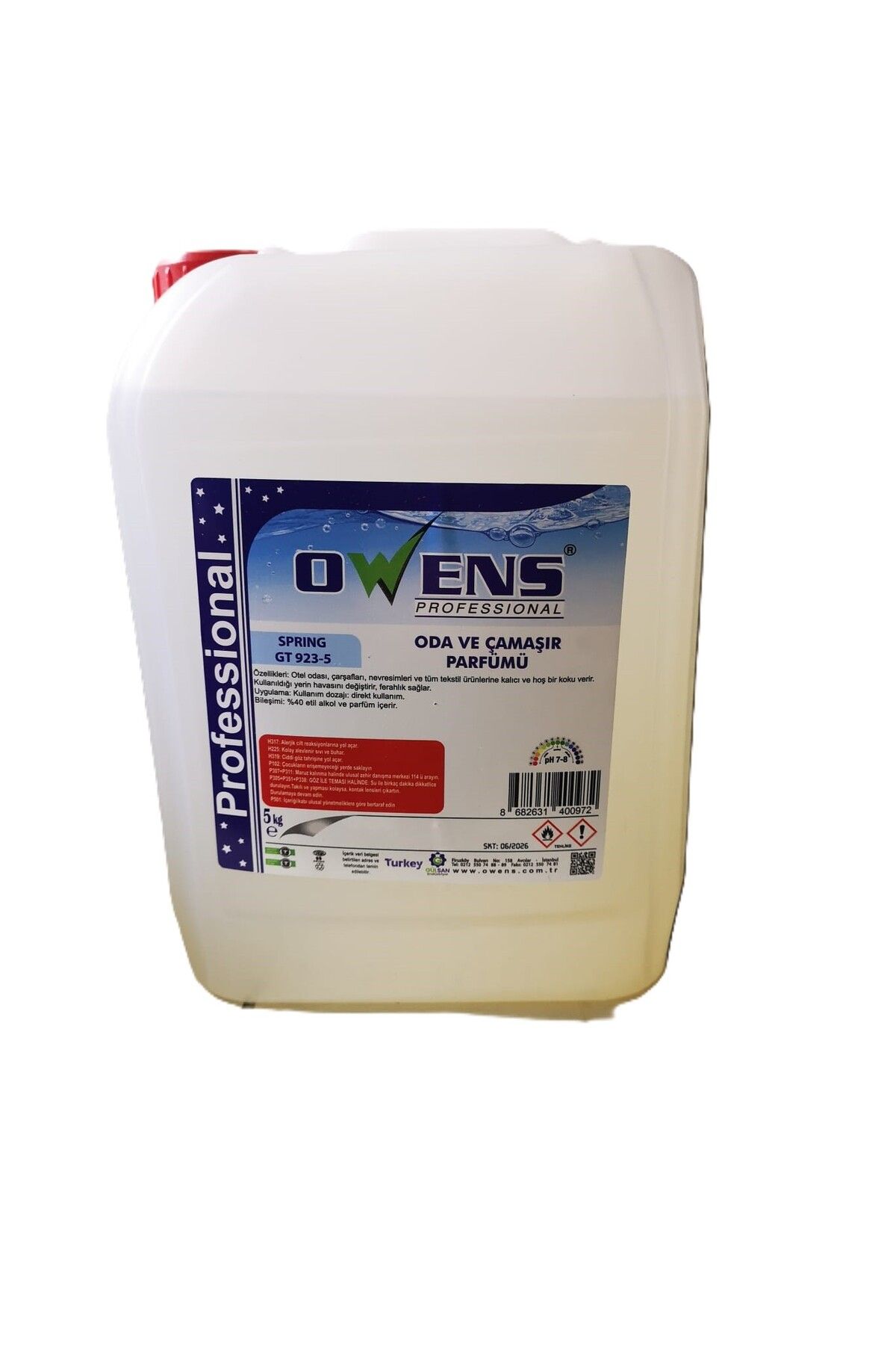 OWENS ODA VE ÇAMAŞIR PARFÜMÜ 5 KG